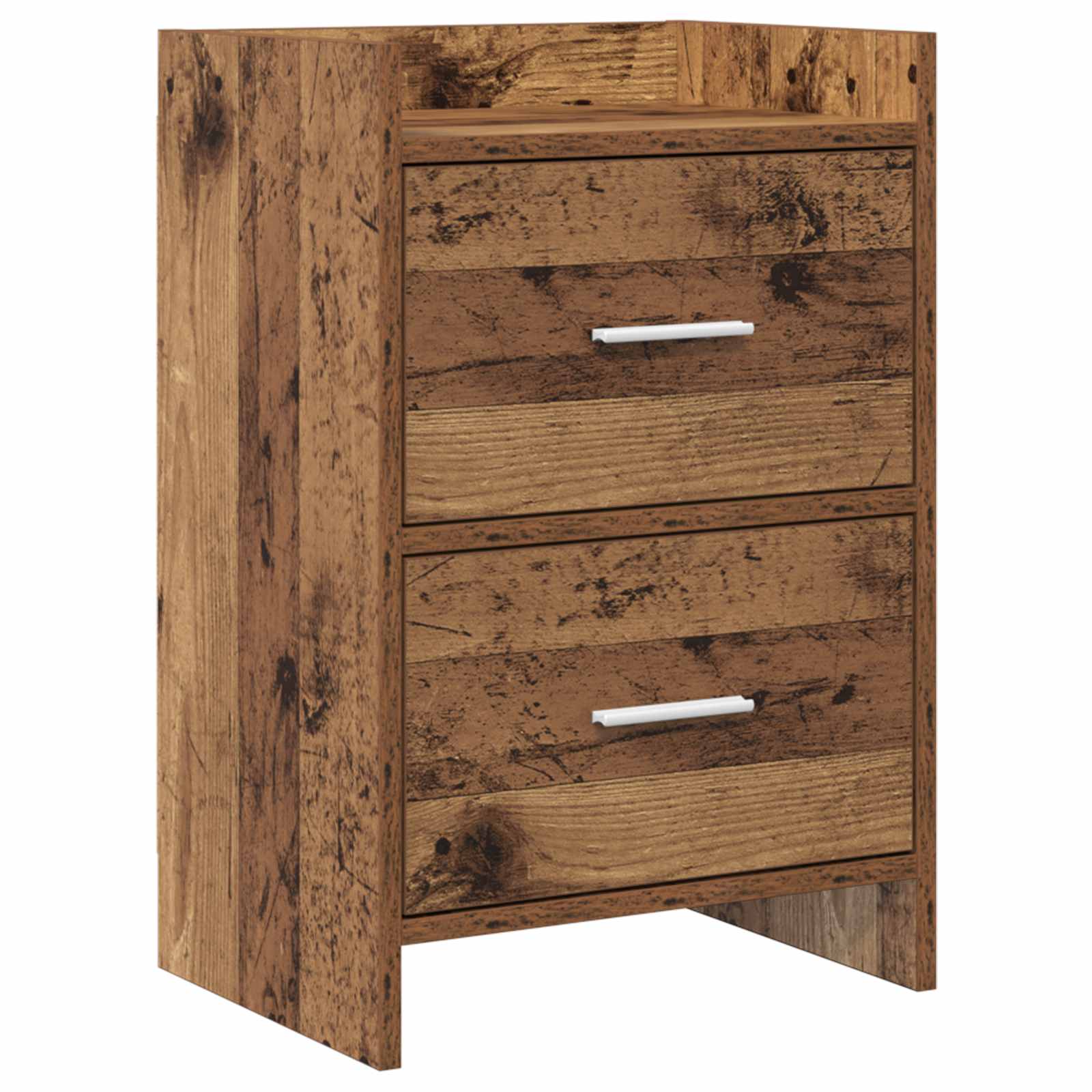vidaXL Nachtkastjes Wit 40 x 30 x 60 cm Bewerkt hout