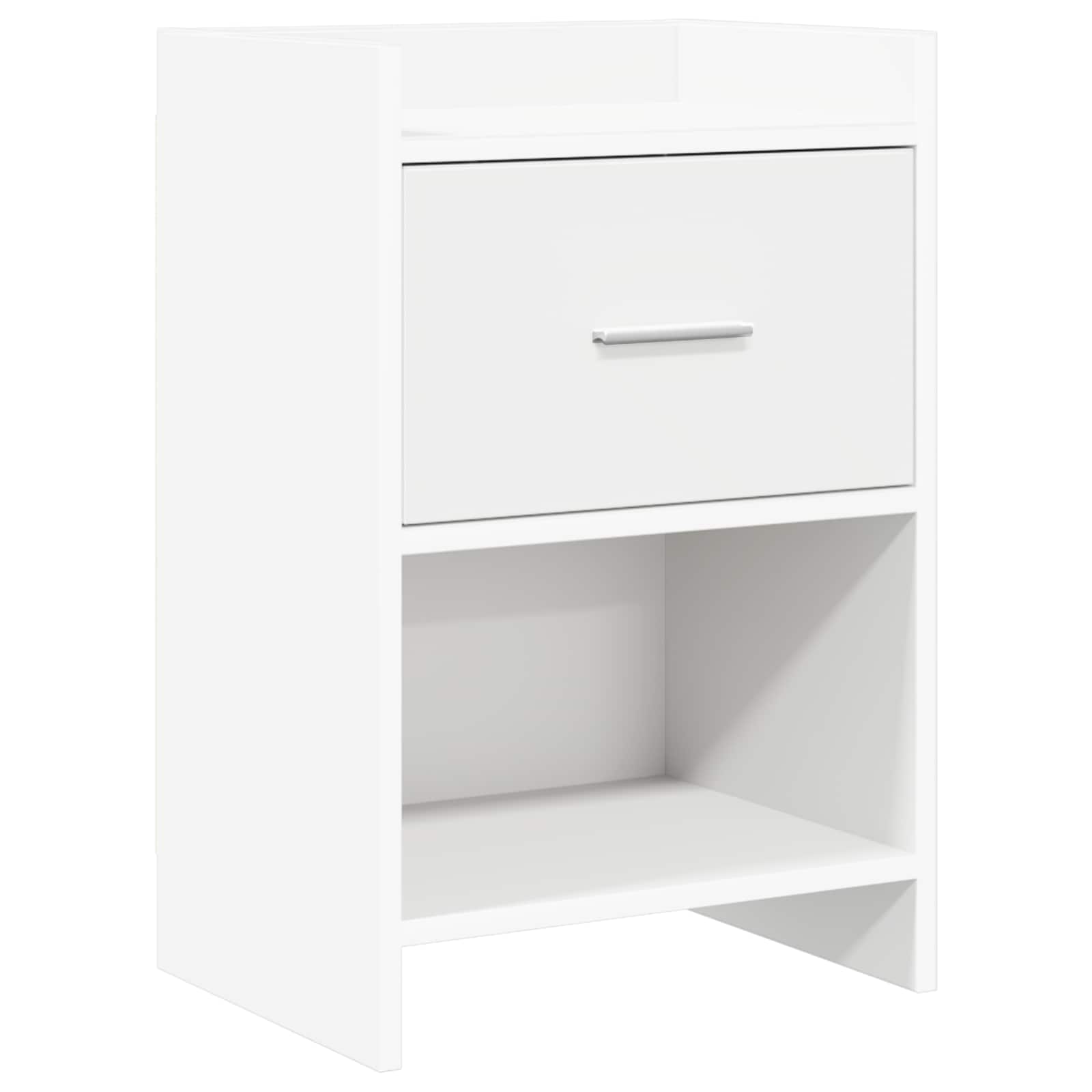 vidaXL Nachtkastjes Wit 40 x 30 x 60 cm Bewerkt hout