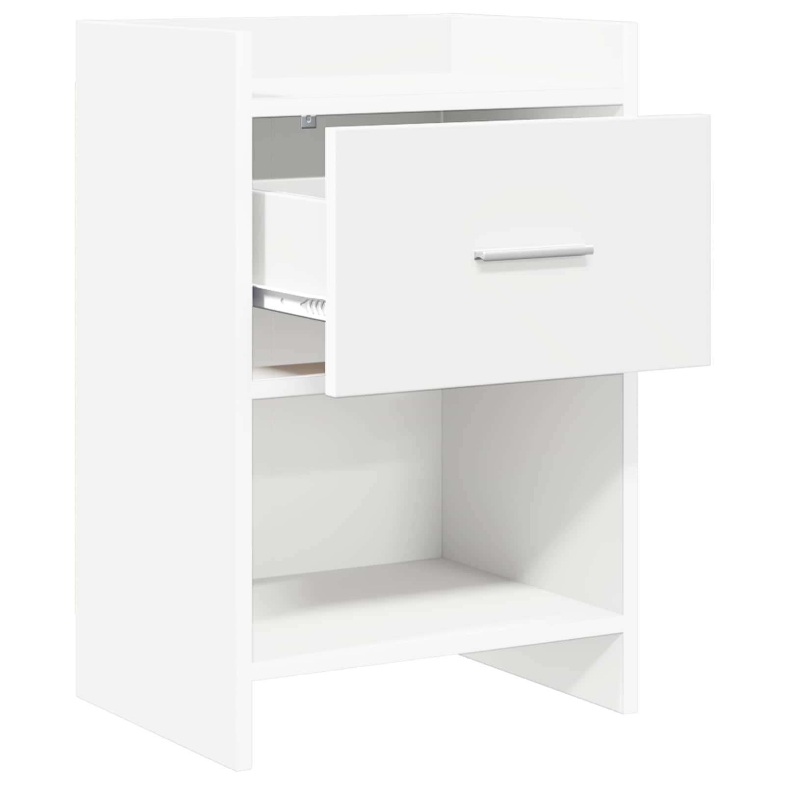 vidaXL Nachtkastjes Wit 40 x 30 x 60 cm Bewerkt hout