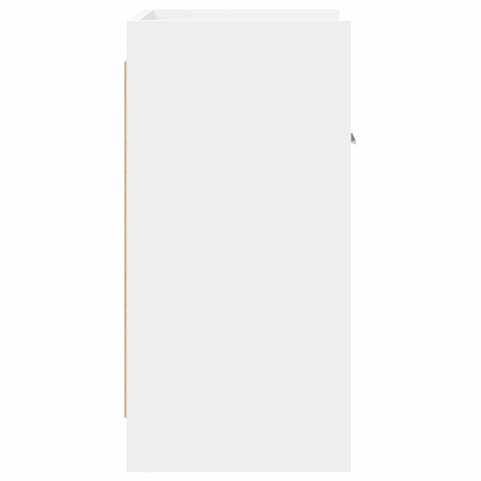 vidaXL Nachtkastjes Wit 40 x 30 x 60 cm Bewerkt hout