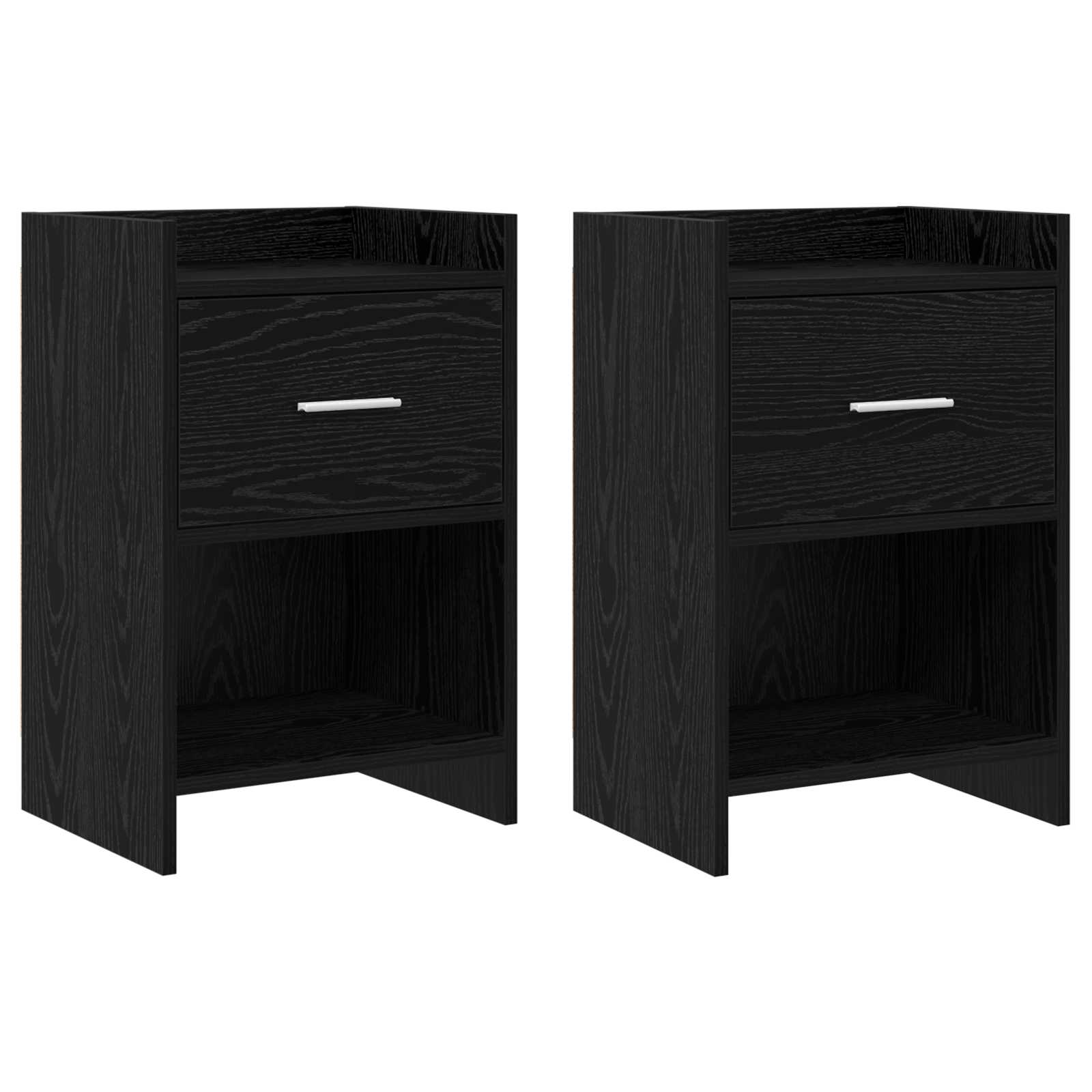 vidaXL Nachtkastjes Wit 40 x 30 x 60 cm Bewerkt hout
