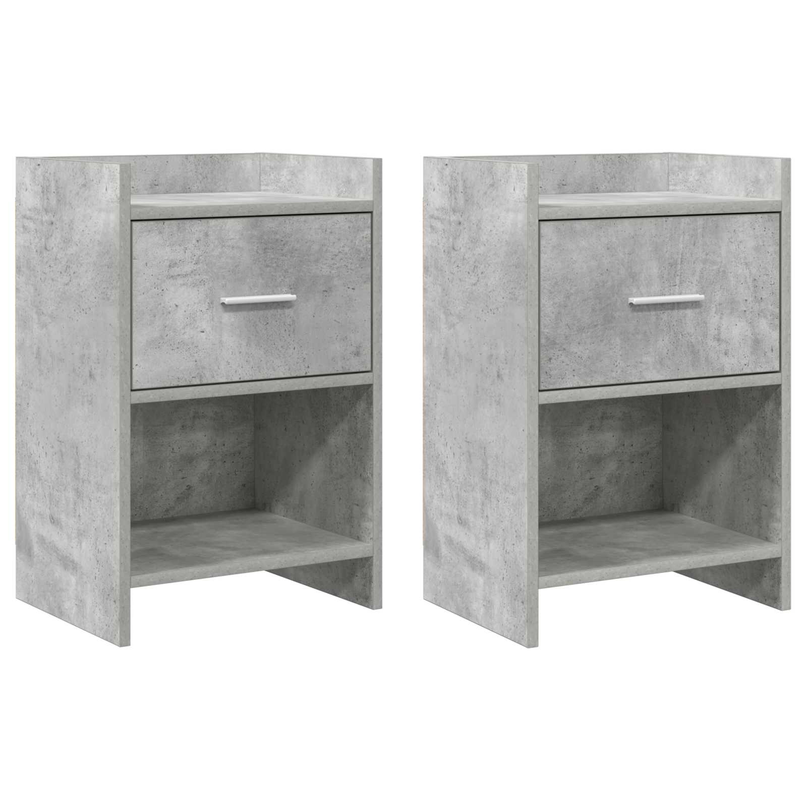 vidaXL Nachtkastjes Wit 40 x 30 x 60 cm Bewerkt hout