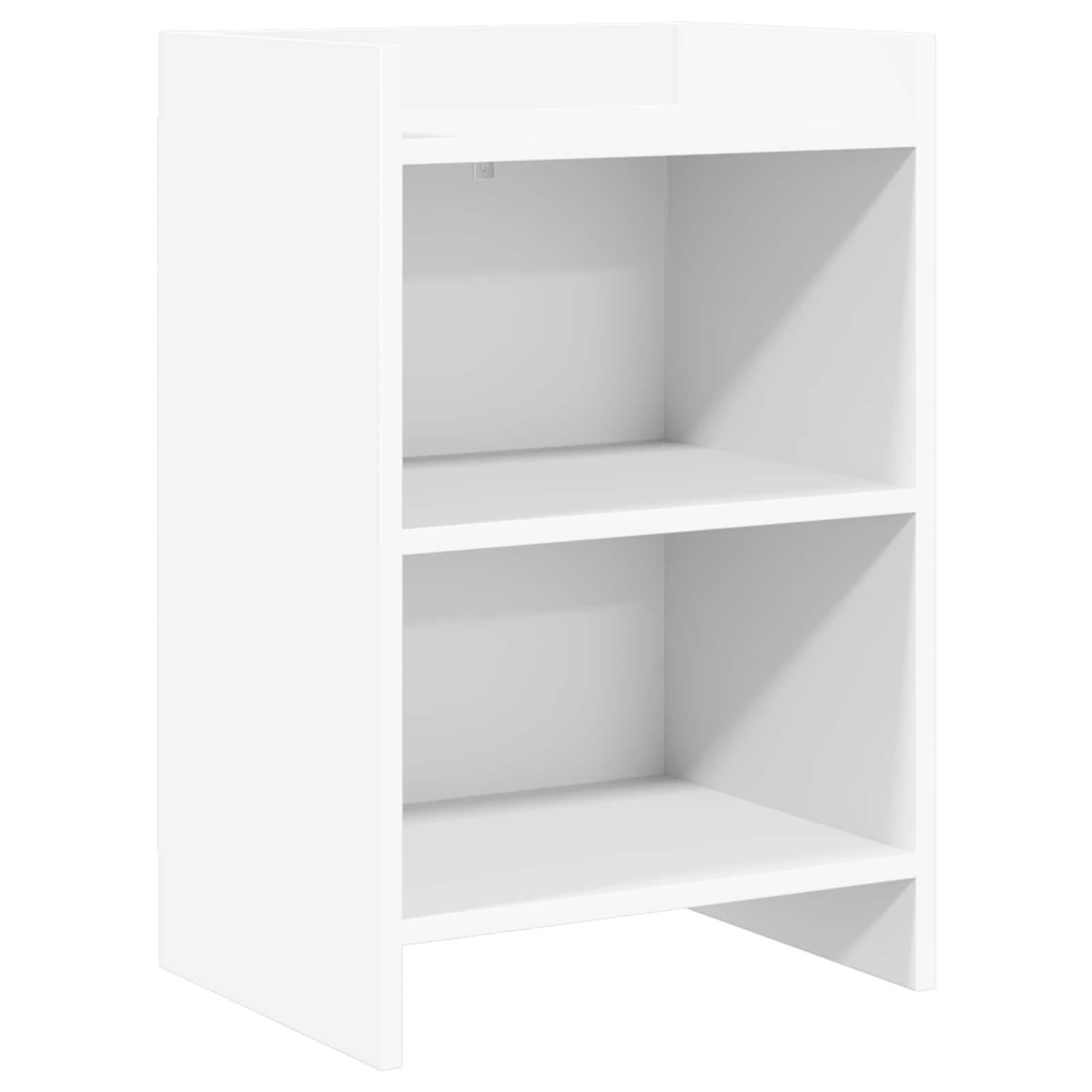 vidaXL Nachtkastjes Wit 40 x 30 x 60 cm Bewerkt hout