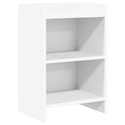 vidaXL Nachtkastjes Wit 40 x 30 x 60 cm Bewerkt hout