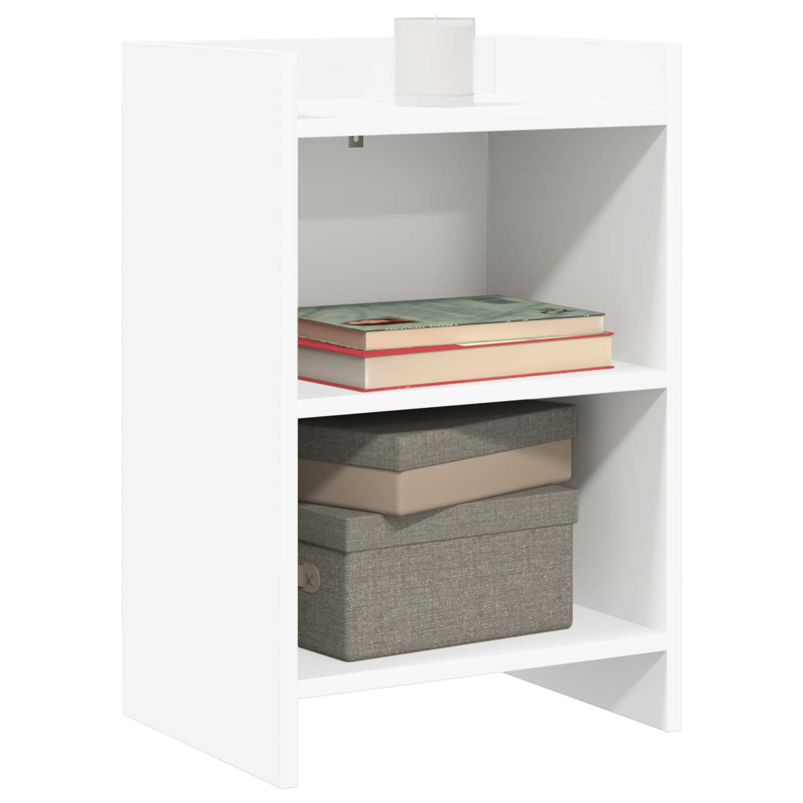 vidaXL Nachtkastjes Wit 40 x 30 x 60 cm Bewerkt hout