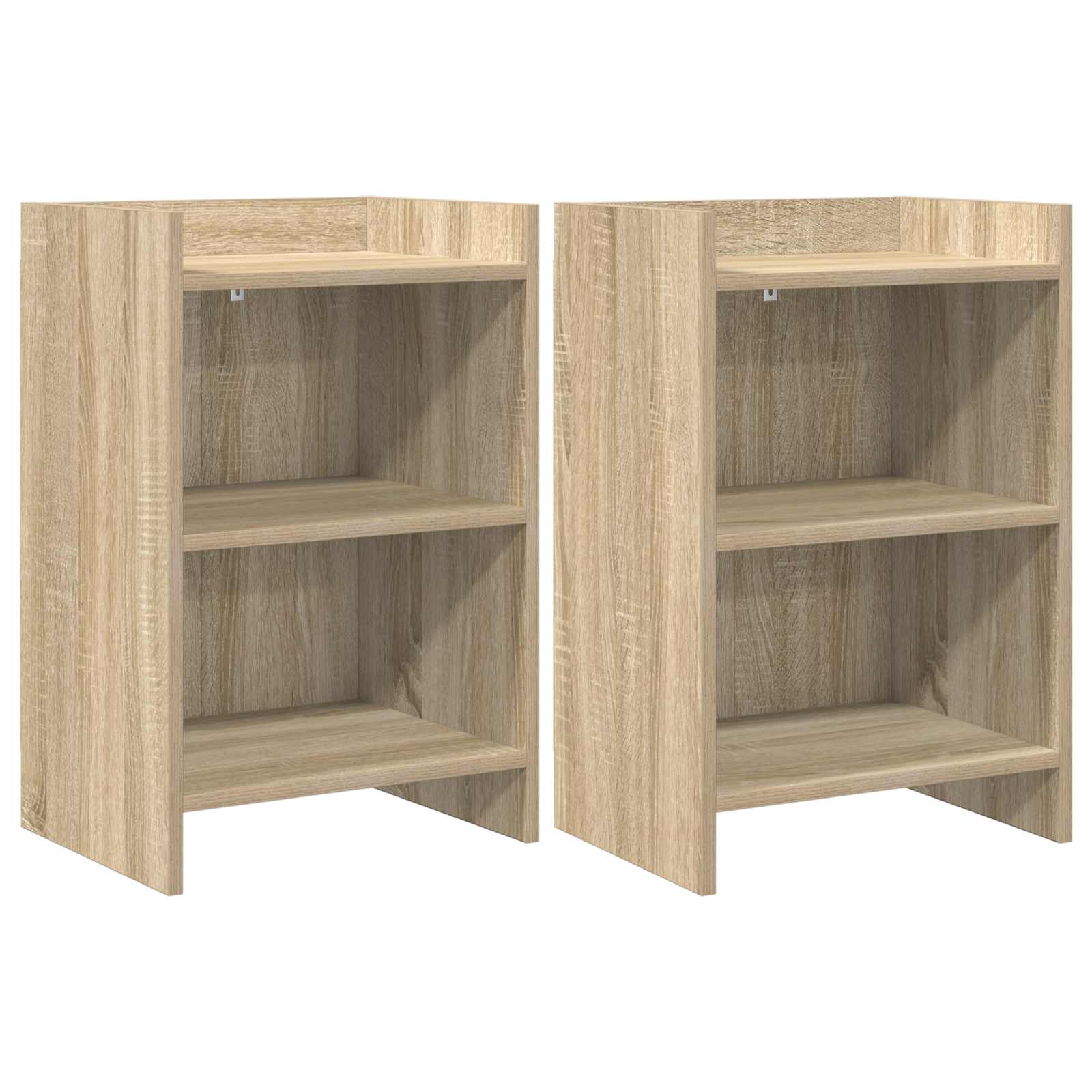 vidaXL Nachtkastjes Wit 40 x 30 x 60 cm Bewerkt hout