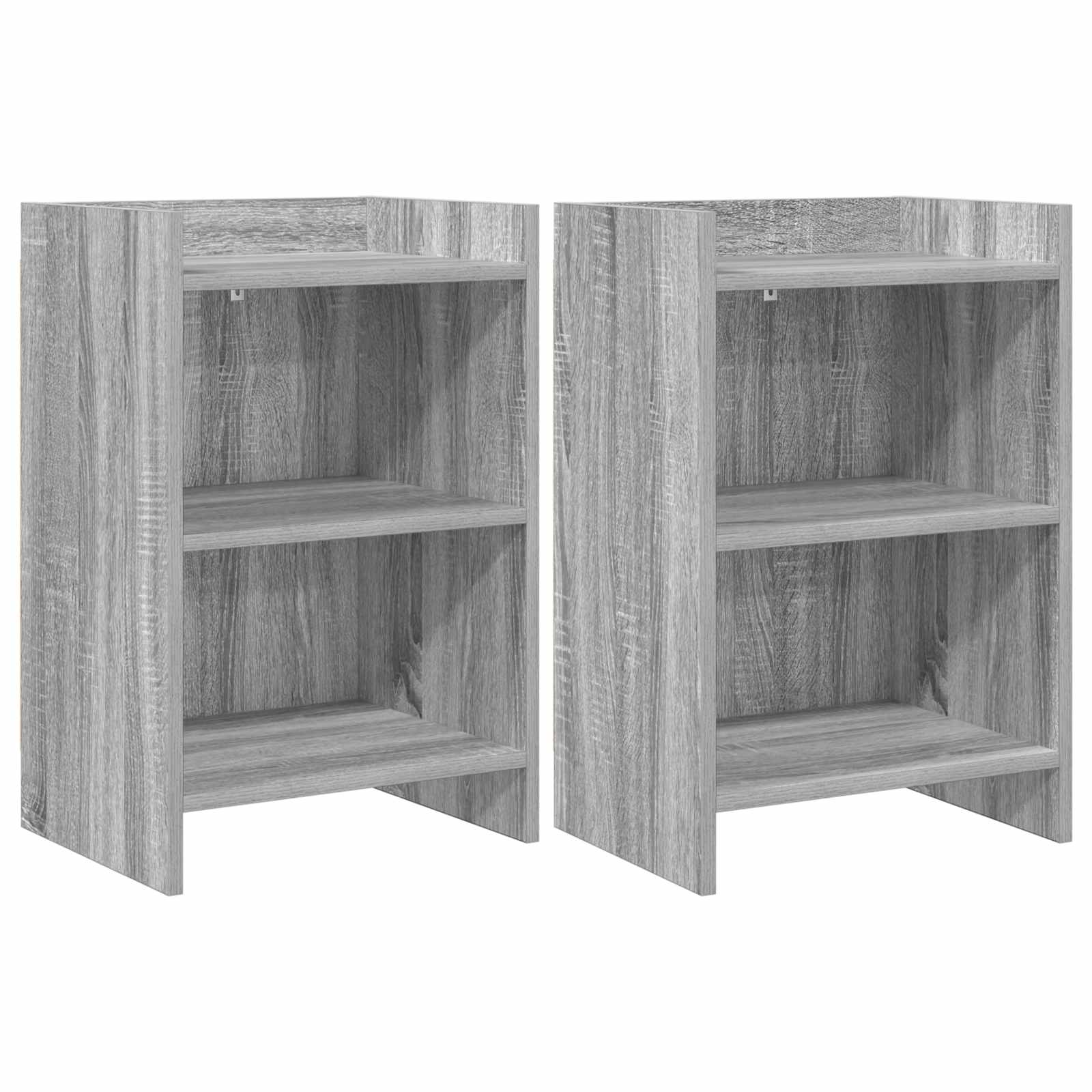 vidaXL Nachtkastjes Wit 40 x 30 x 60 cm Bewerkt hout