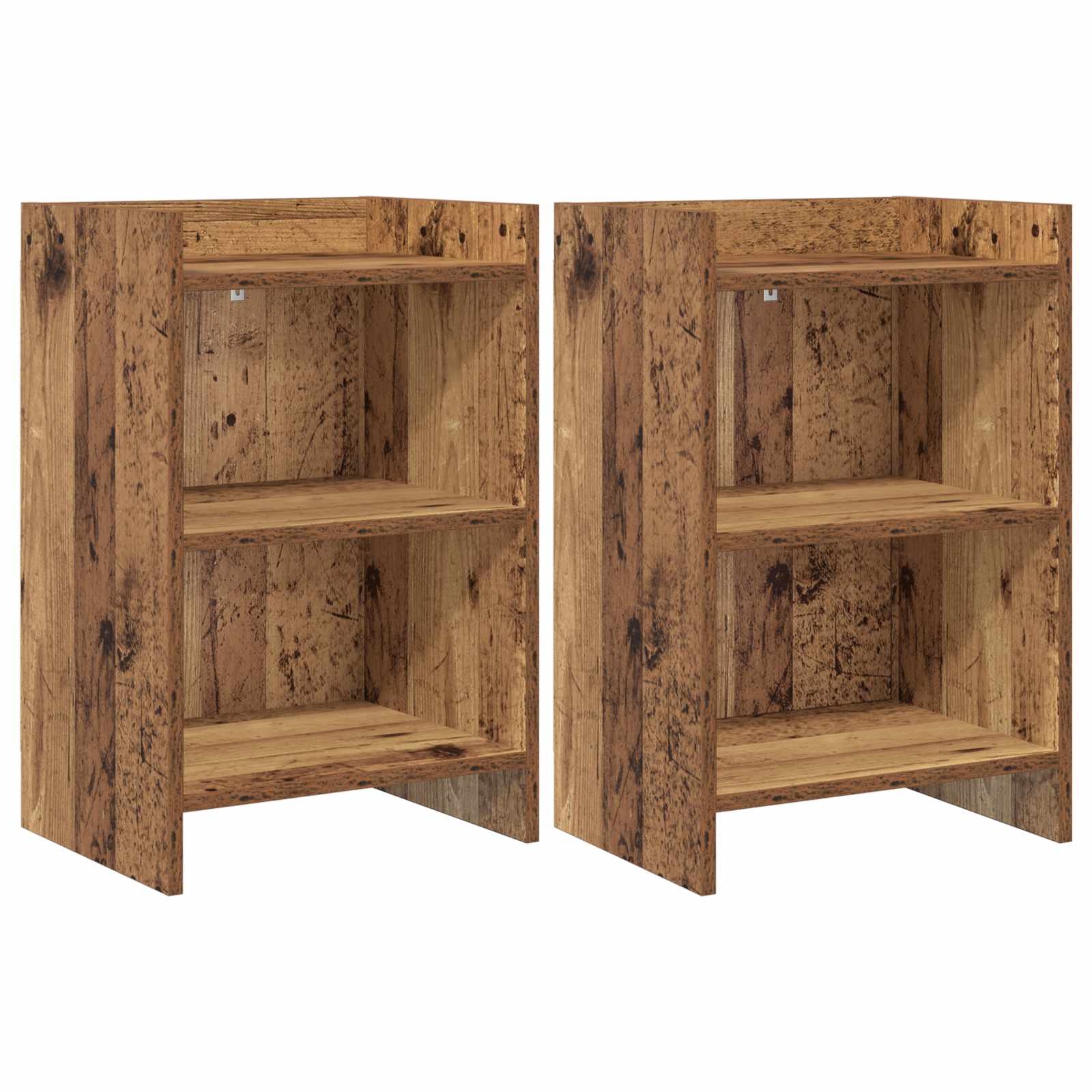 vidaXL Nachtkastjes Wit 40 x 30 x 60 cm Bewerkt hout