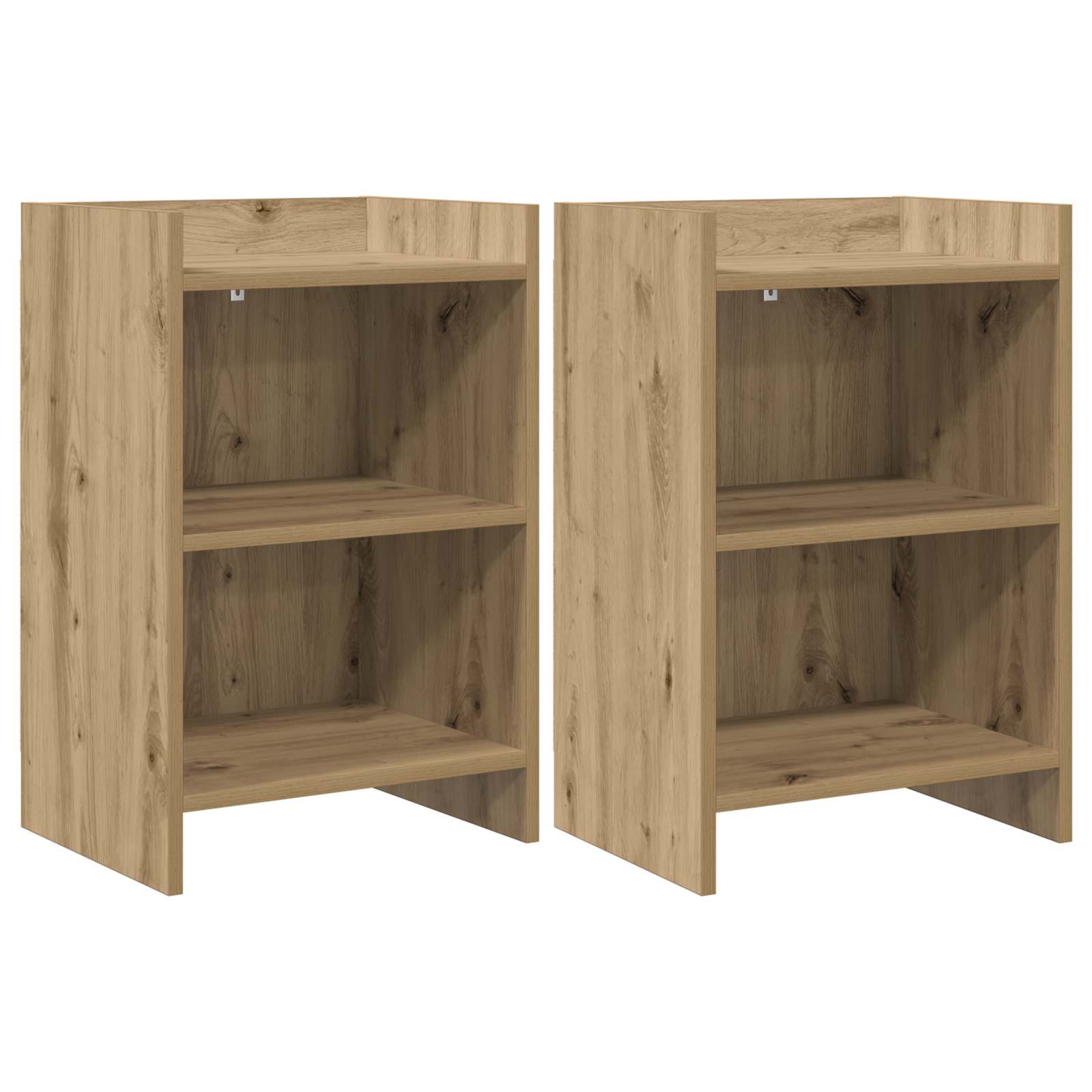 vidaXL Nachtkastjes Wit 40 x 30 x 60 cm Bewerkt hout