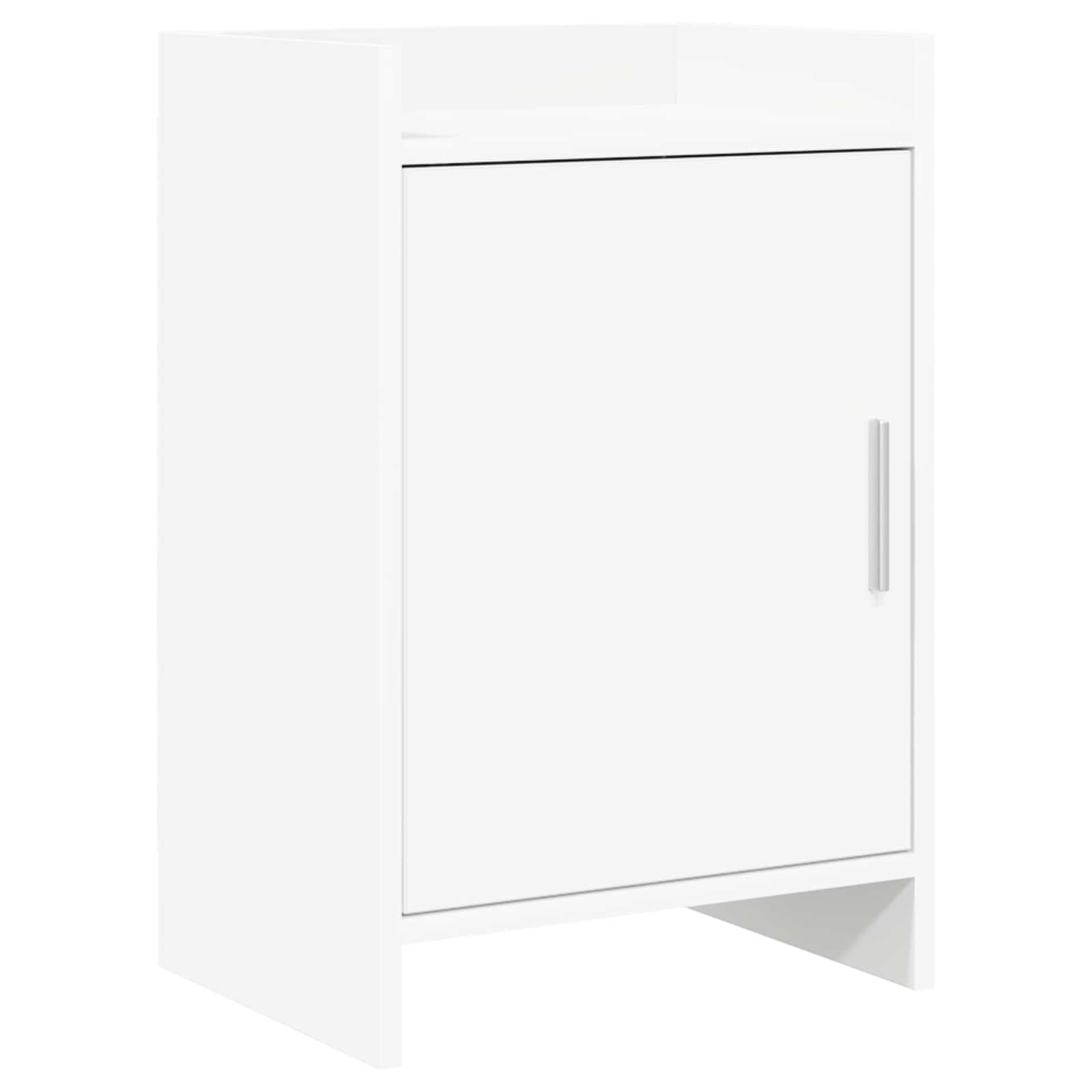 vidaXL Nachtkastjes Wit 40 x 30 x 60 cm Bewerkt hout