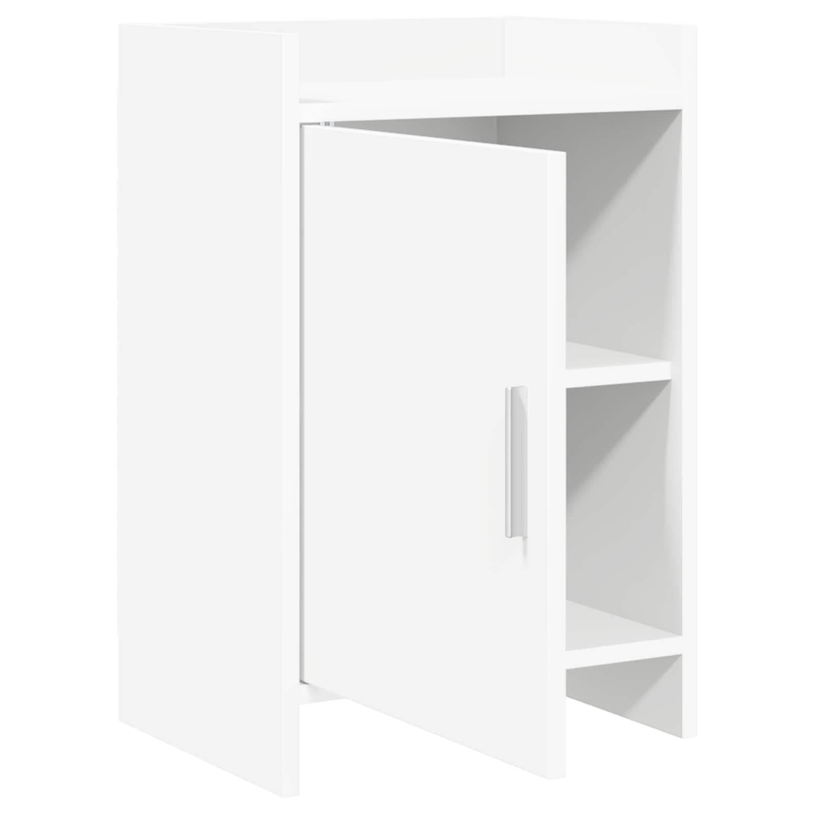 vidaXL Nachtkastjes Wit 40 x 30 x 60 cm Bewerkt hout
