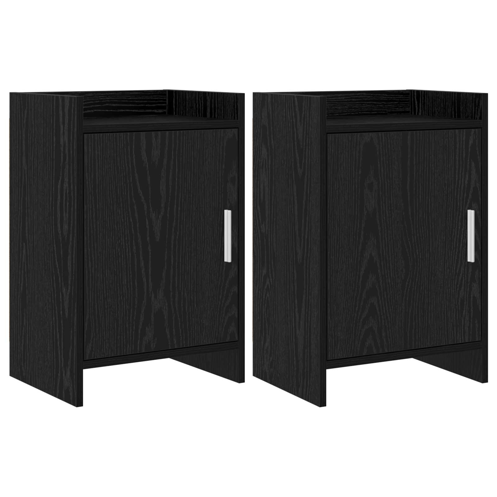 vidaXL Nachtkastjes Wit 40 x 30 x 60 cm Bewerkt hout