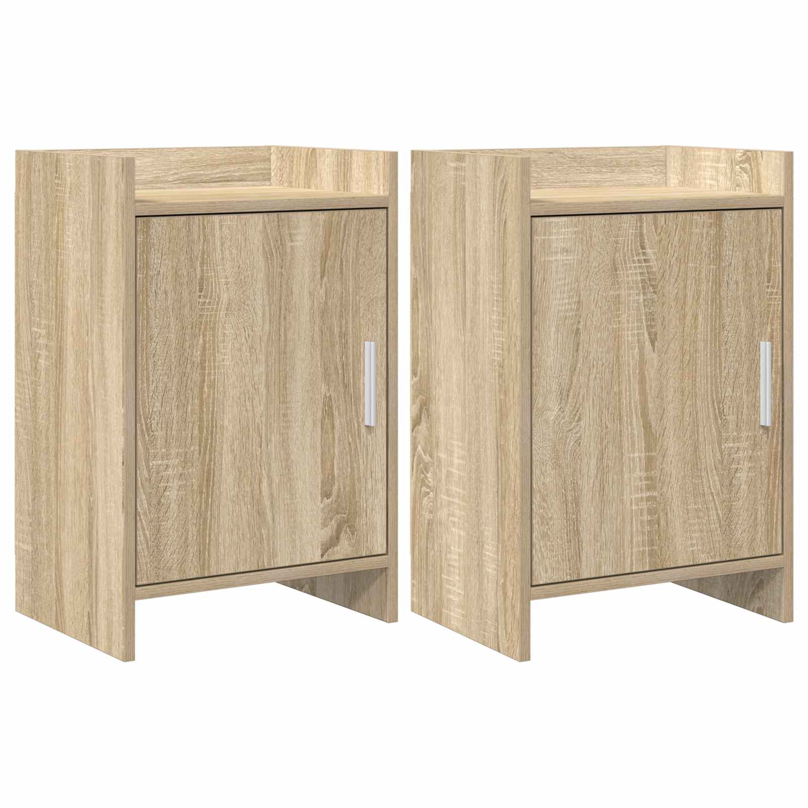 vidaXL Nachtkastjes Wit 40 x 30 x 60 cm Bewerkt hout