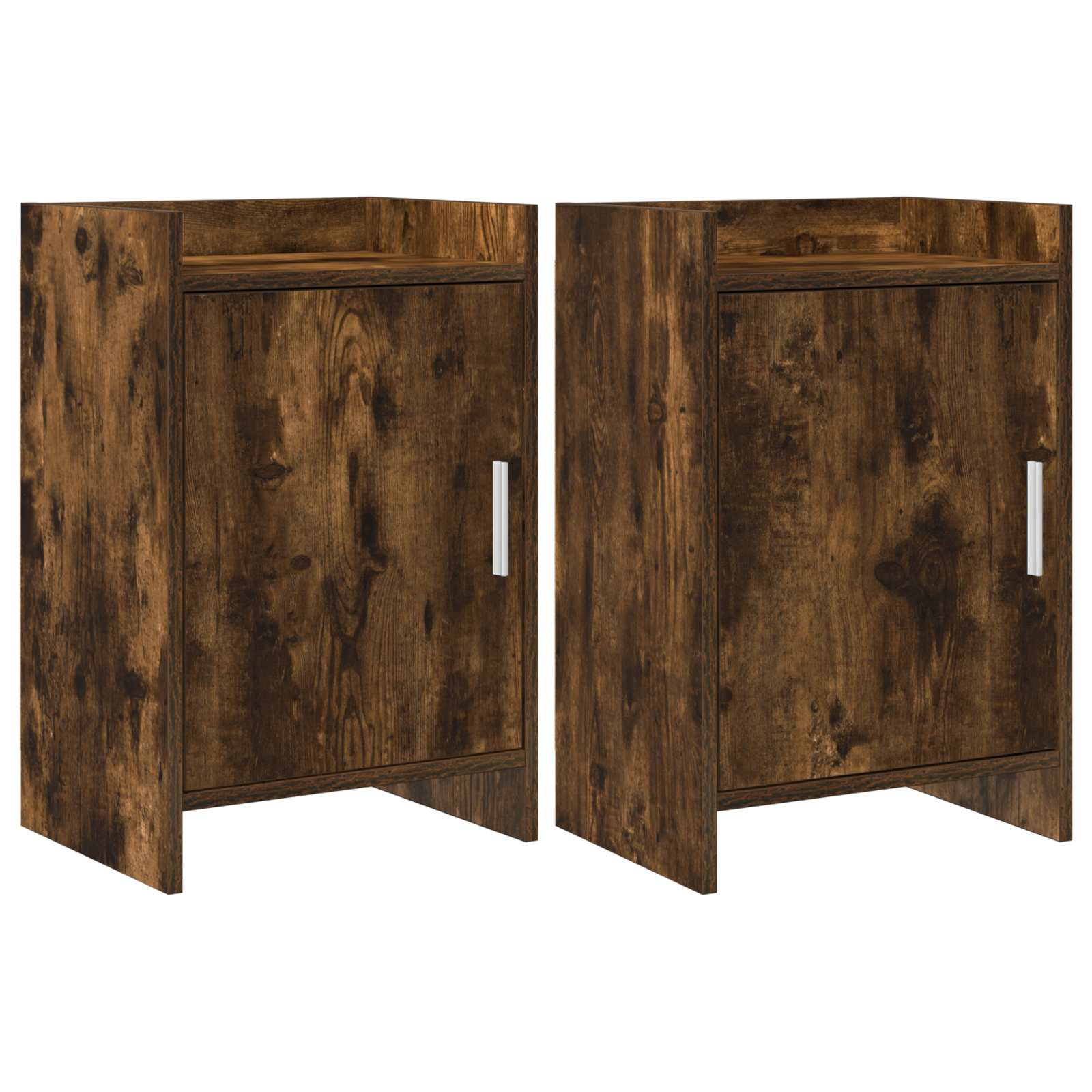 vidaXL Nachtkastjes Wit 40 x 30 x 60 cm Bewerkt hout