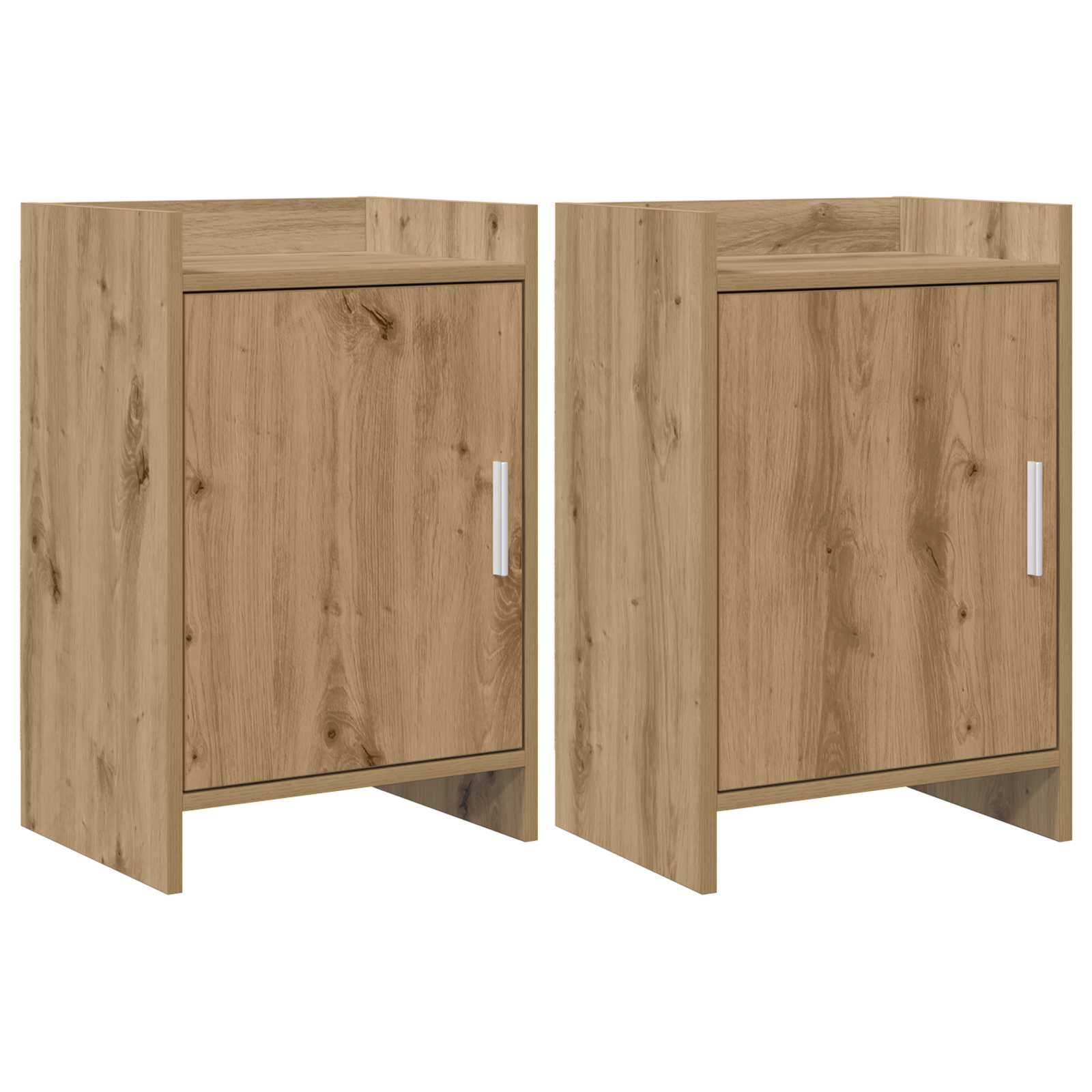 vidaXL Nachtkastjes Wit 40 x 30 x 60 cm Bewerkt hout