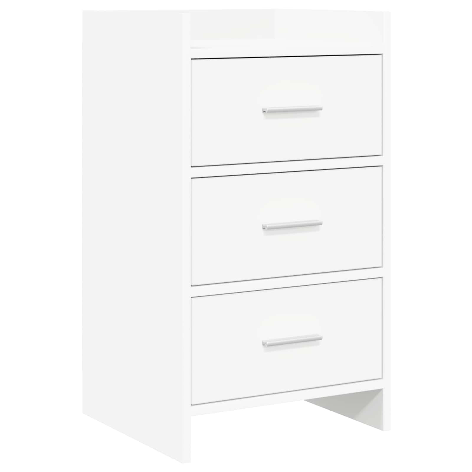 vidaXL Nachtkastjes Wit 40 x 36 x 70 cm Bewerkt hout