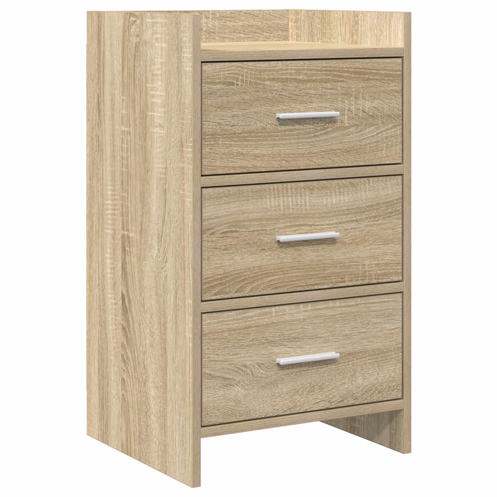 vidaXL Nachtkastjes Wit 40 x 36 x 70 cm Bewerkt hout