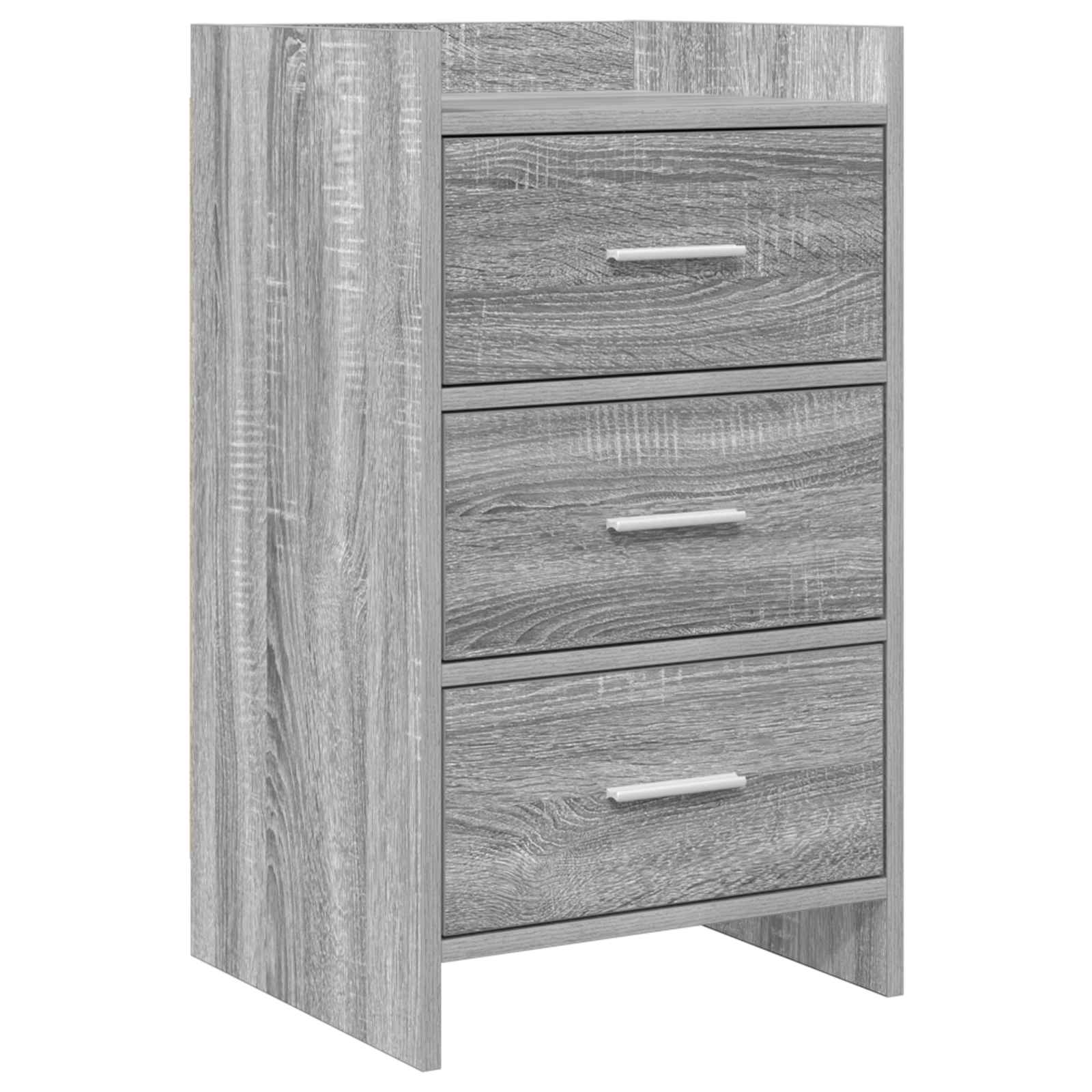 vidaXL Nachtkastjes Wit 40 x 36 x 70 cm Bewerkt hout