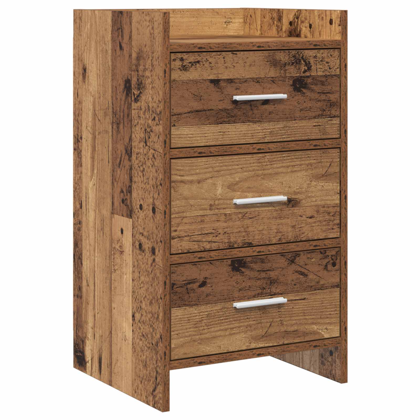 vidaXL Nachtkastjes Wit 40 x 36 x 70 cm Bewerkt hout