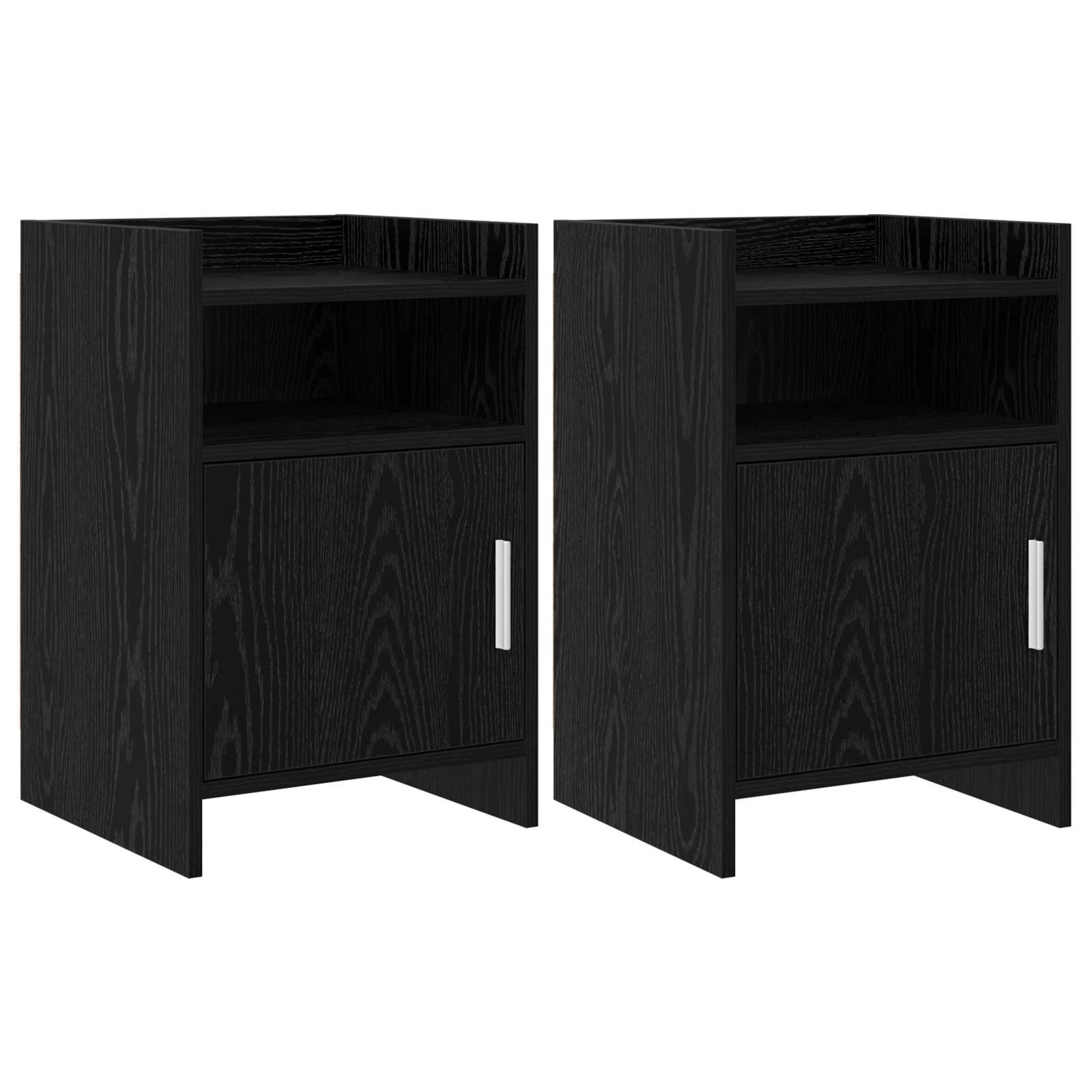 vidaXL Nachtkastjes Wit 40 x 36 x 60 cm Bewerkt hout