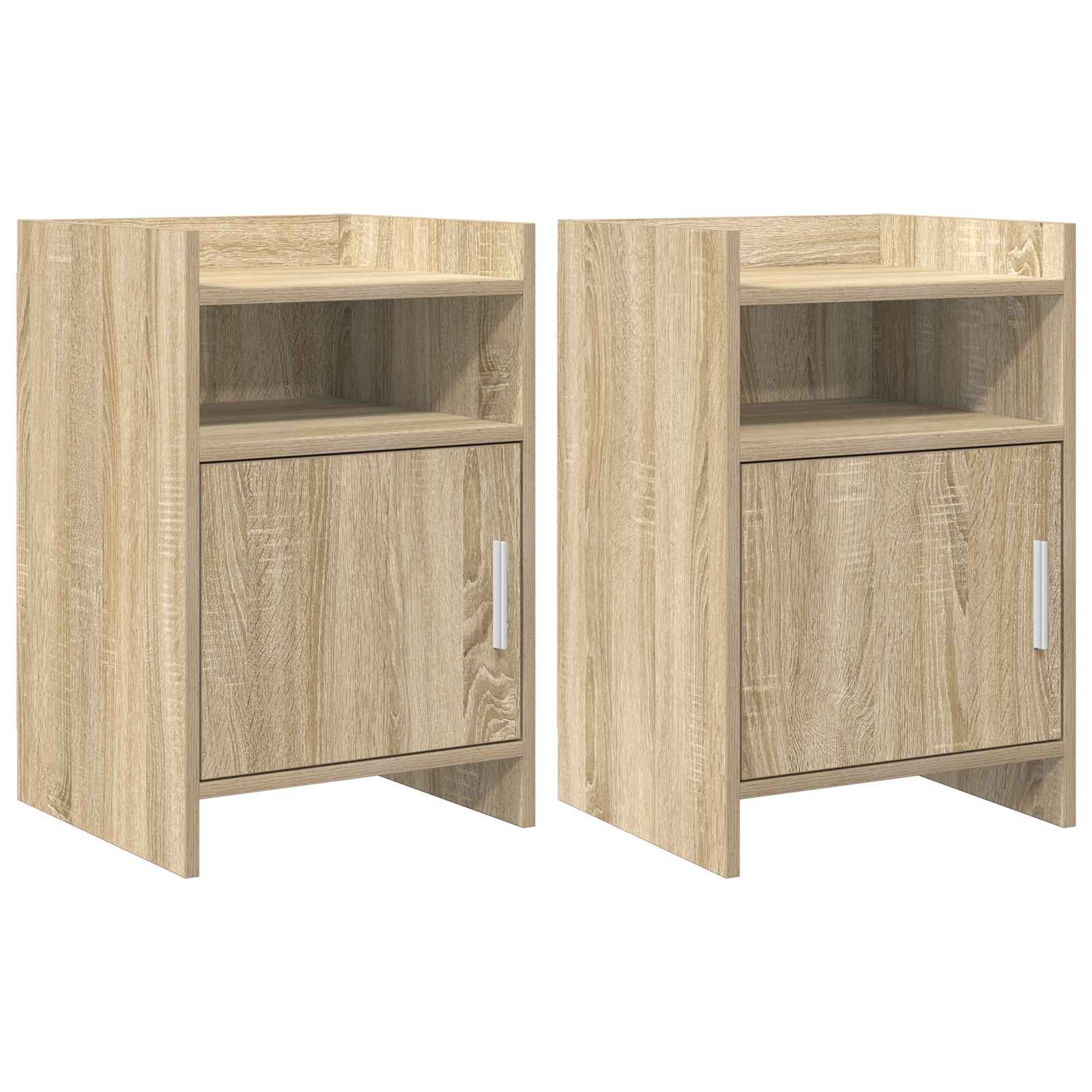 vidaXL Nachtkastjes Wit 40 x 36 x 60 cm Bewerkt hout