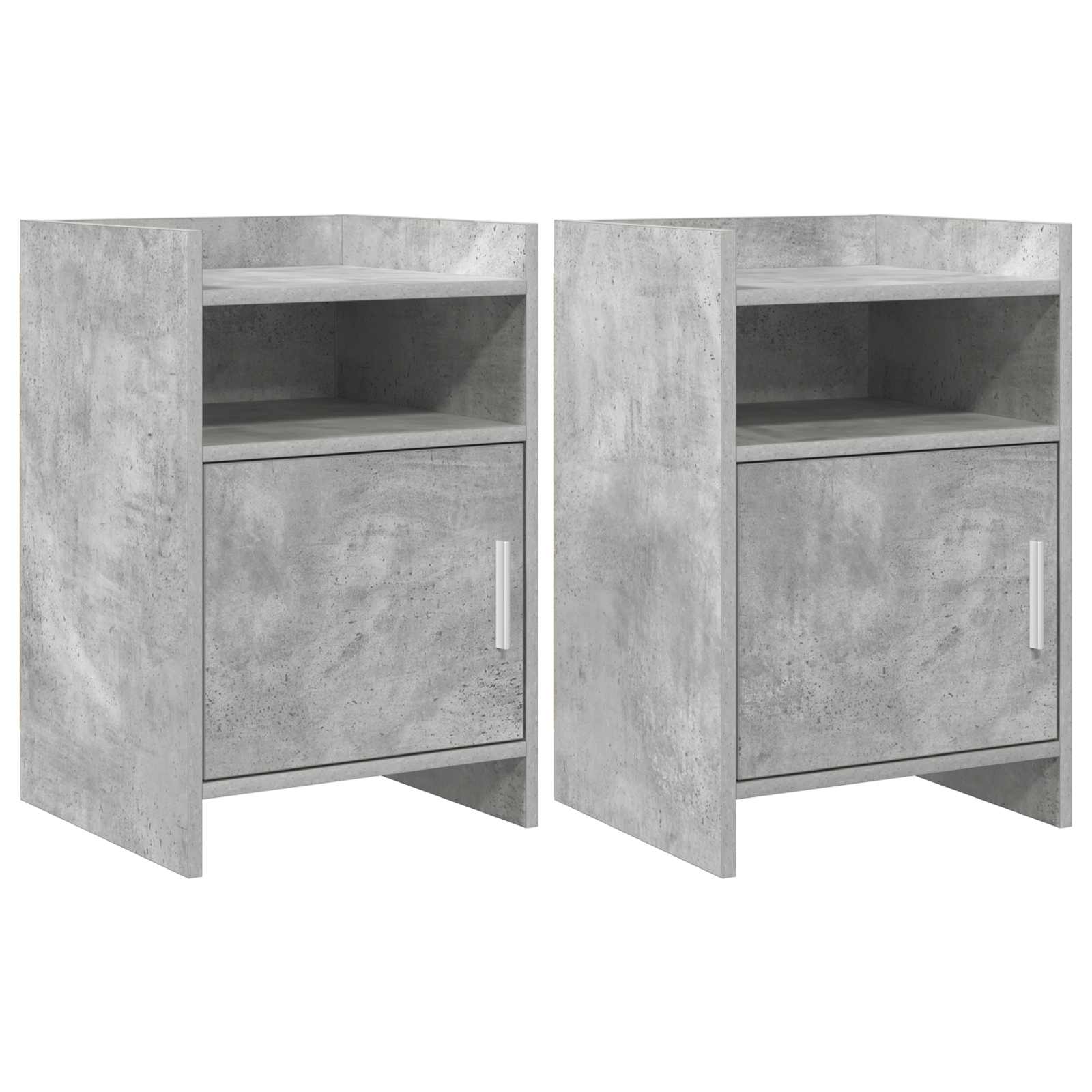 vidaXL Nachtkastjes Wit 40 x 36 x 60 cm Bewerkt hout