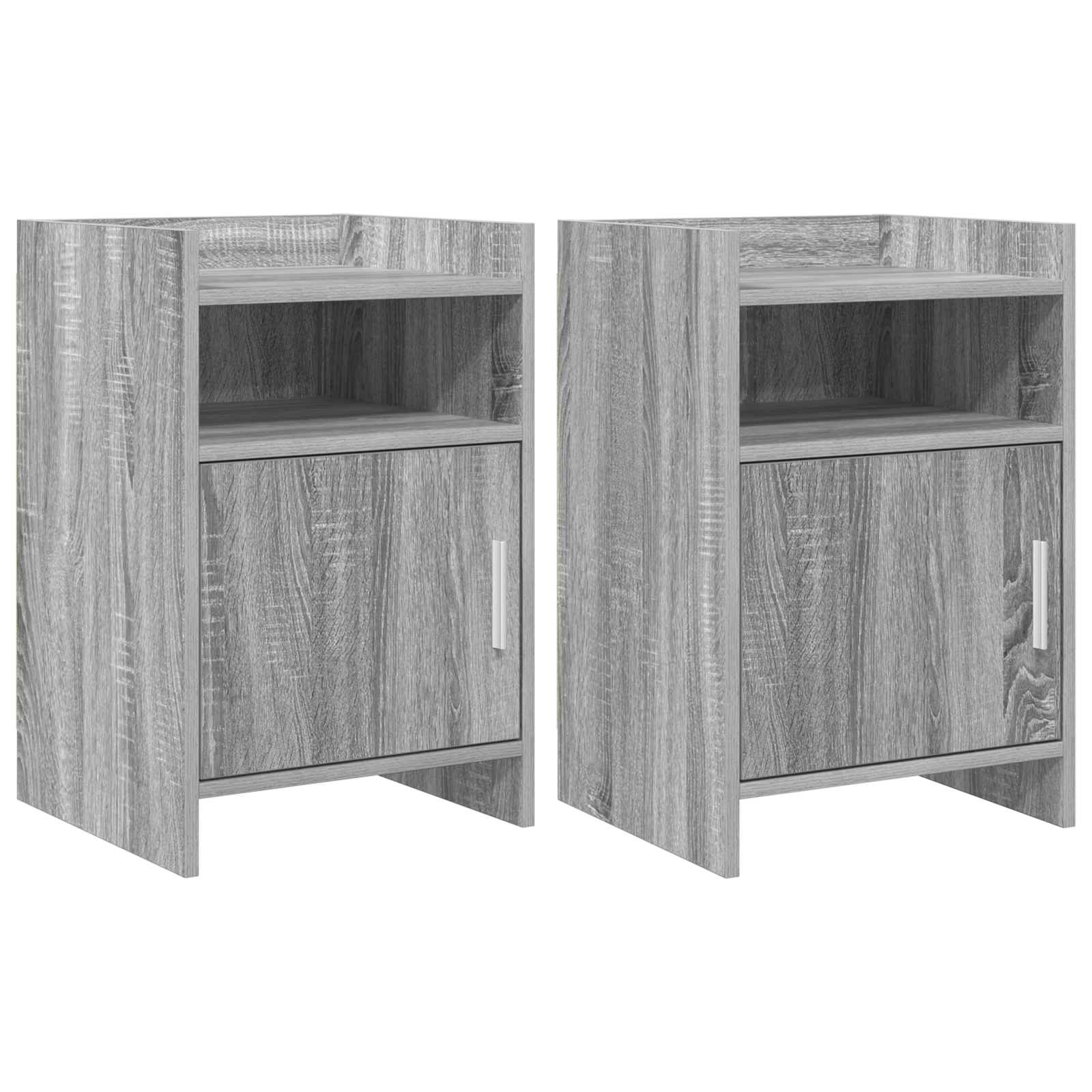 vidaXL Nachtkastjes Wit 40 x 36 x 60 cm Bewerkt hout