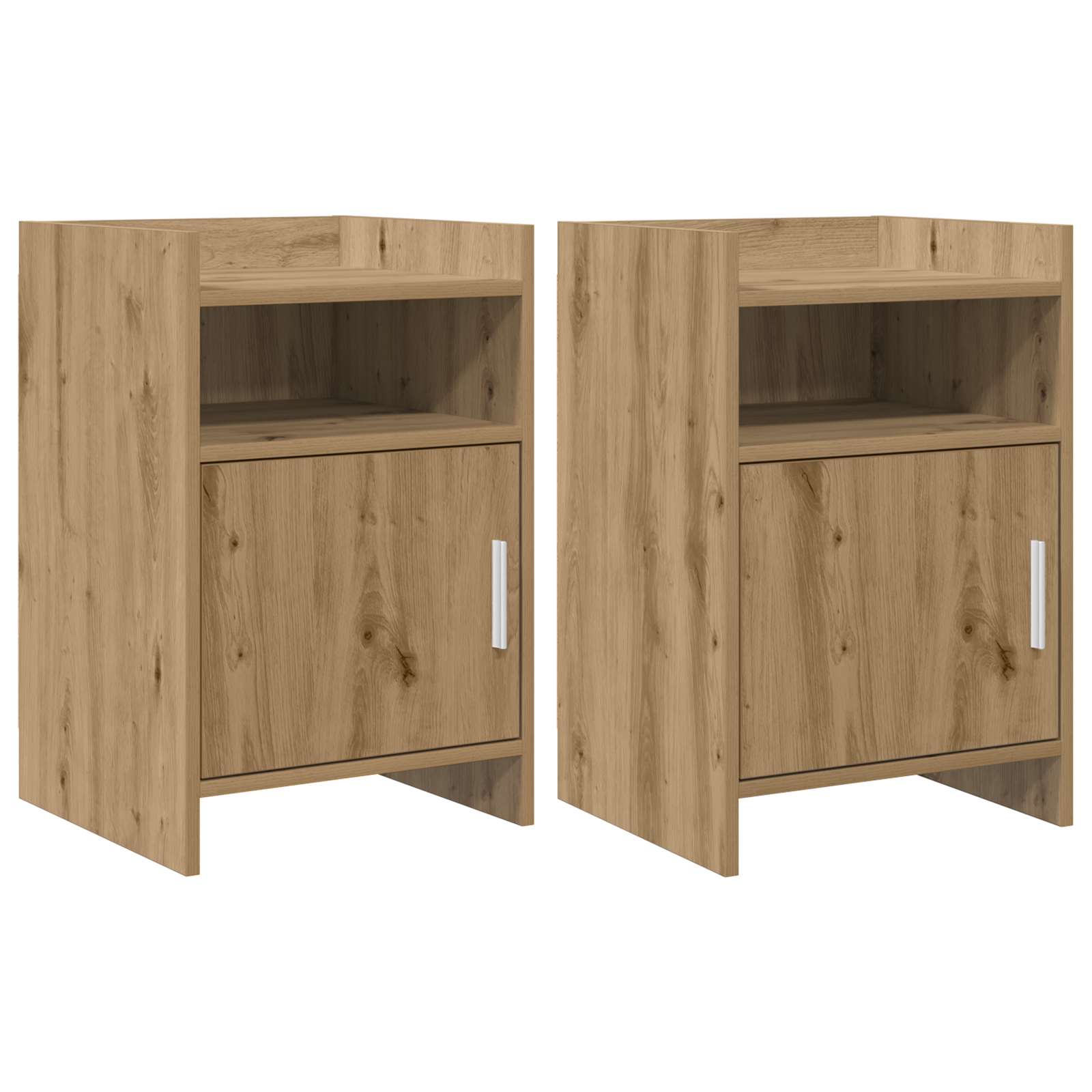 vidaXL Nachtkastjes Wit 40 x 36 x 60 cm Bewerkt hout