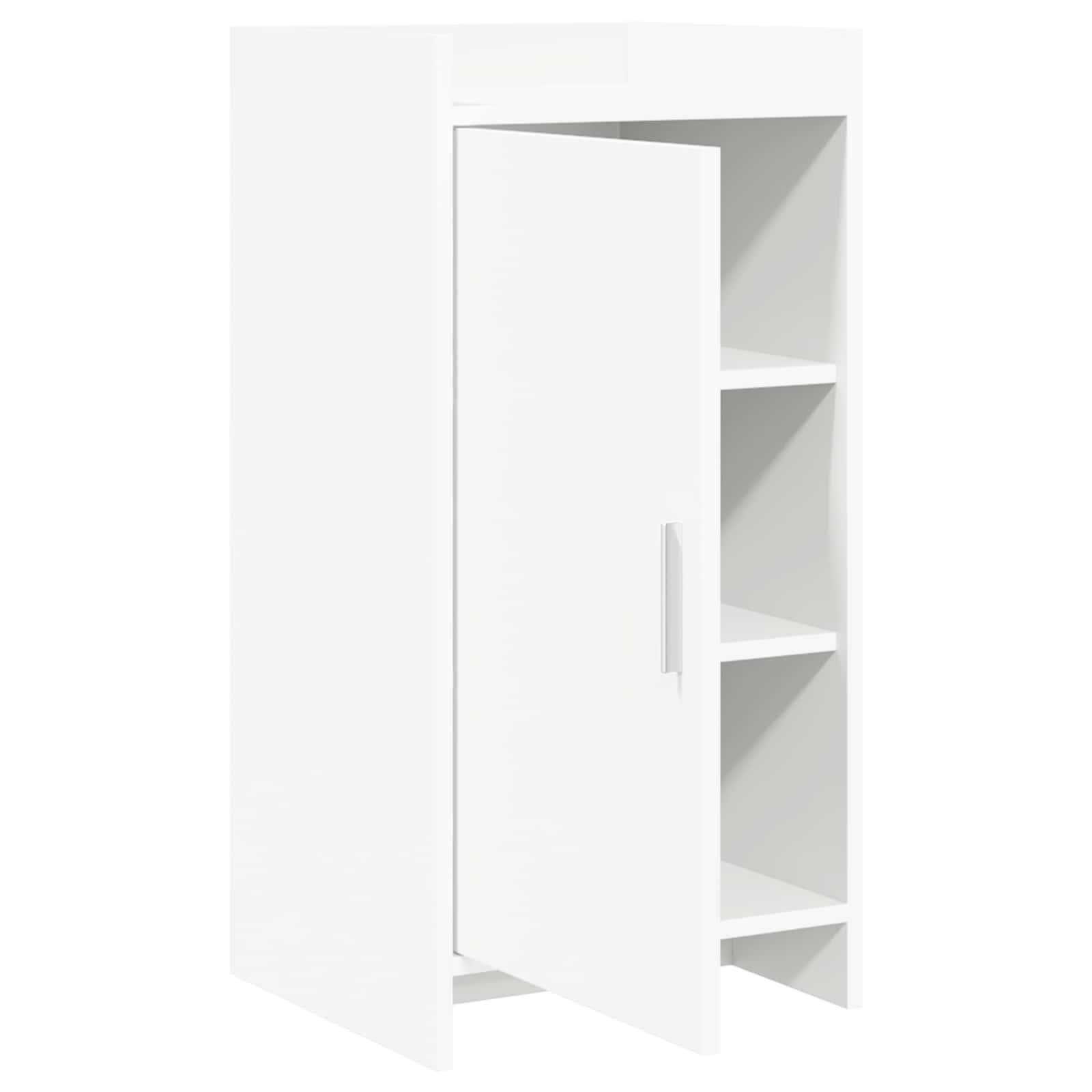 vidaXL Dressoir Wit 40 x 36 x 80 cm Bewerkt hout