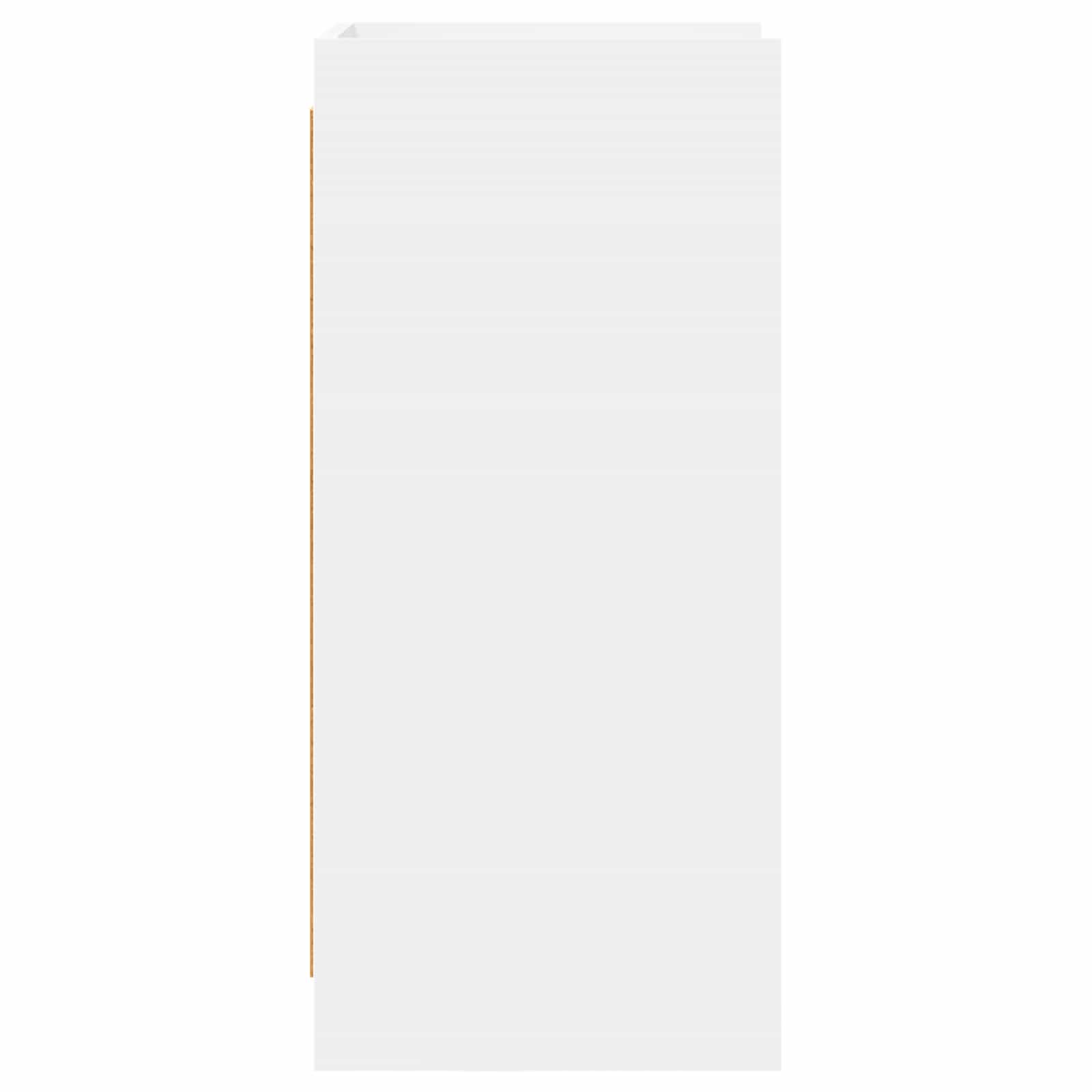 vidaXL Dressoir Wit 40 x 36 x 80 cm Bewerkt hout