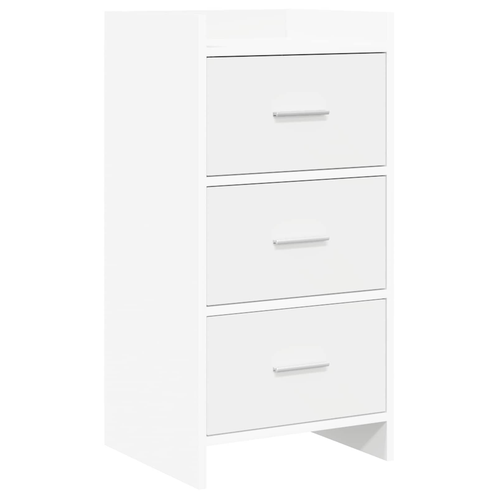 vidaXL Dressoir Wit 40 x 36 x 80 cm Bewerkt hout