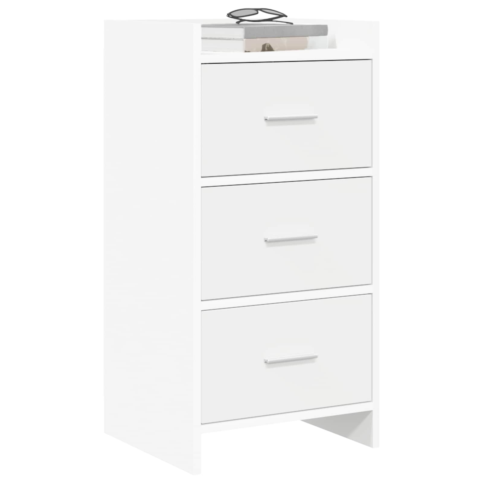 vidaXL Dressoir Wit 40 x 36 x 80 cm Bewerkt hout