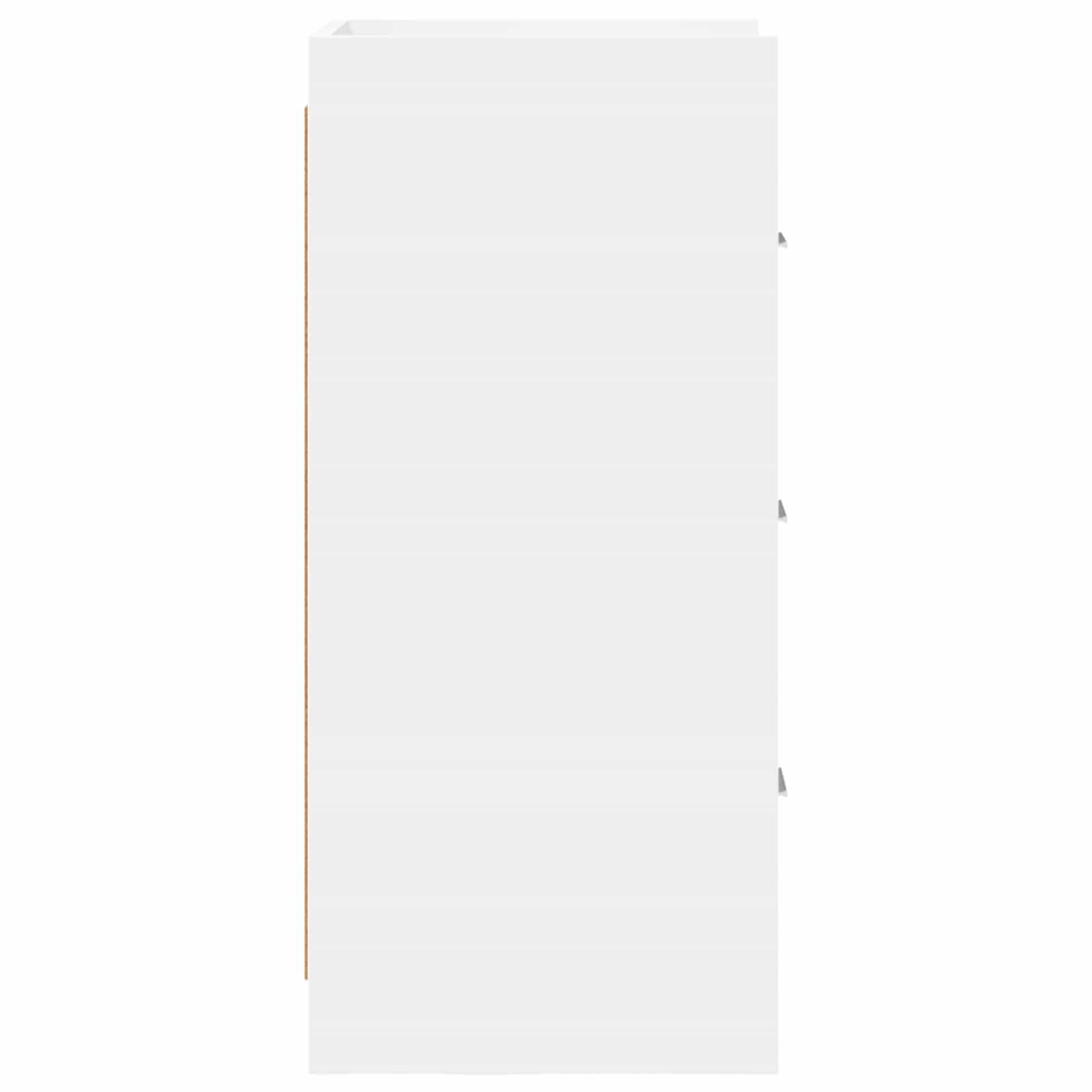 vidaXL Dressoir Wit 40 x 36 x 80 cm Bewerkt hout