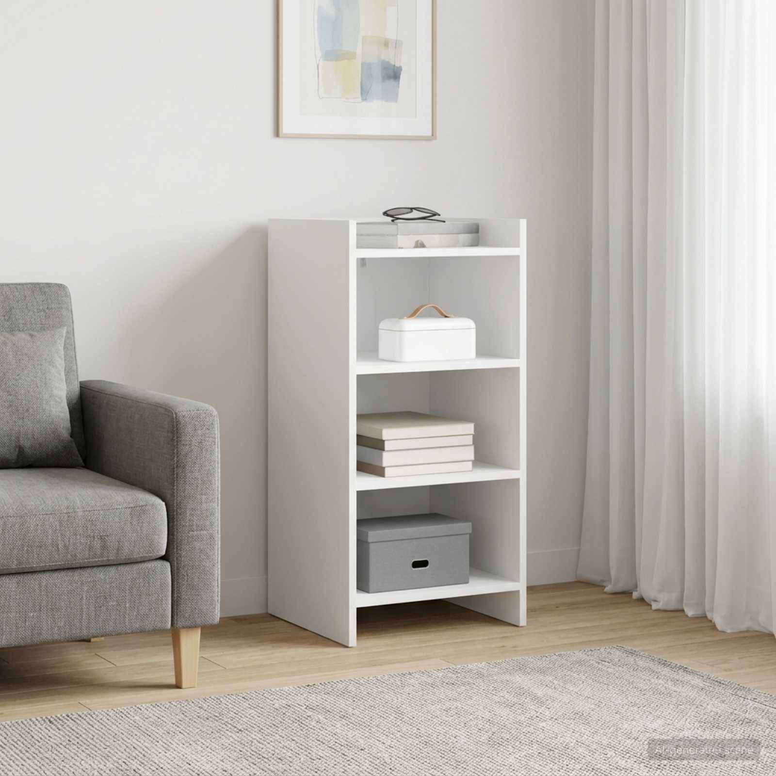 vidaXL Dressoir Wit 40 x 36 x 80 cm Bewerkt hout