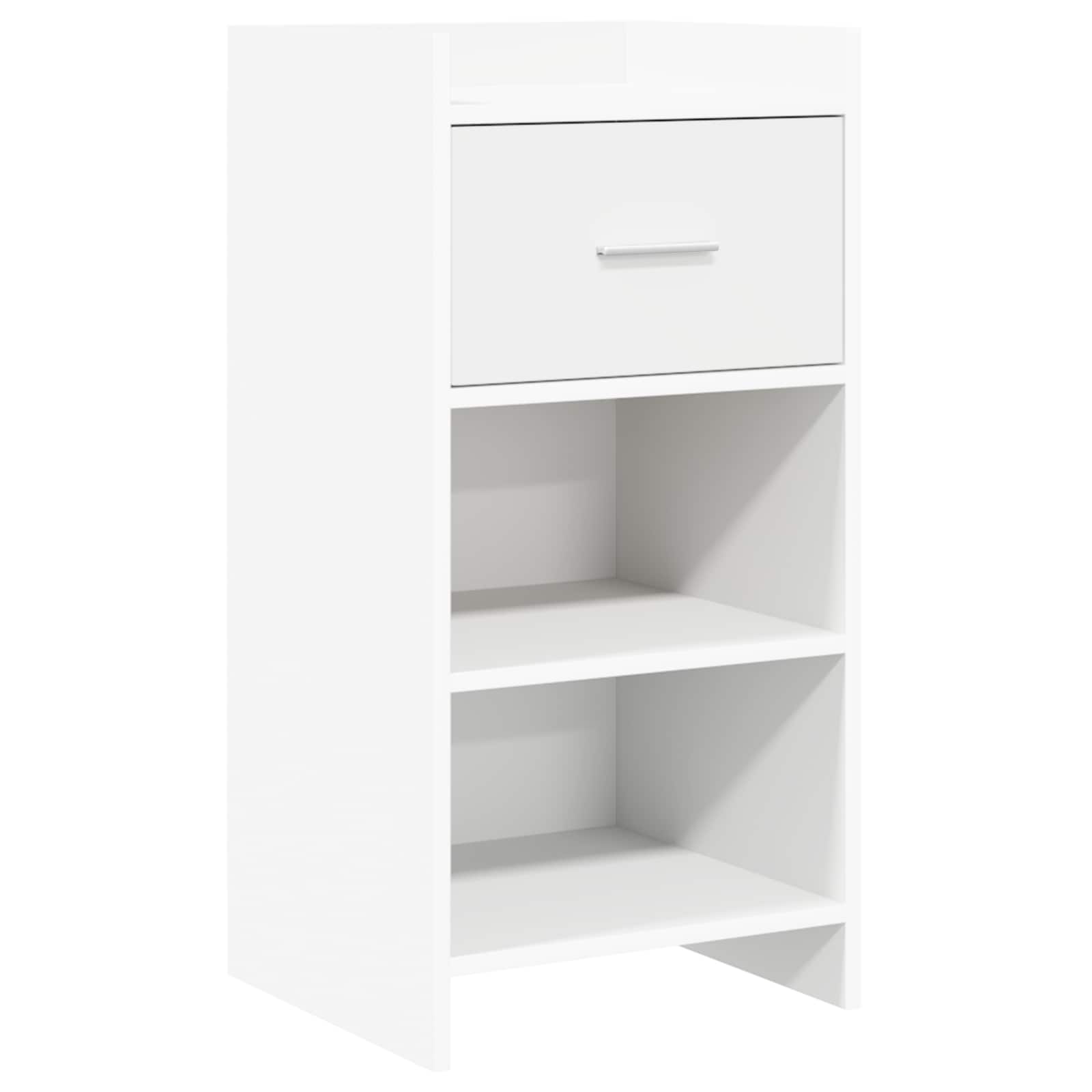 vidaXL Dressoir Wit 40 x 36 x 80 cm Bewerkt hout