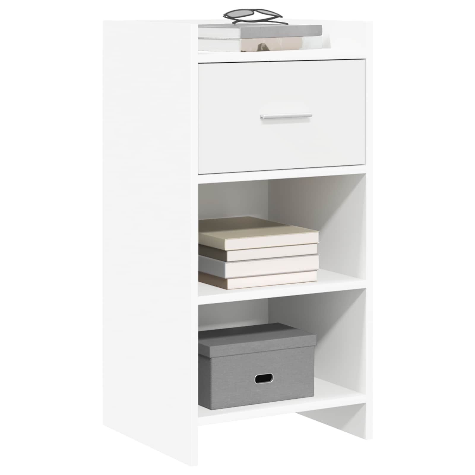 vidaXL Dressoir Wit 40 x 36 x 80 cm Bewerkt hout