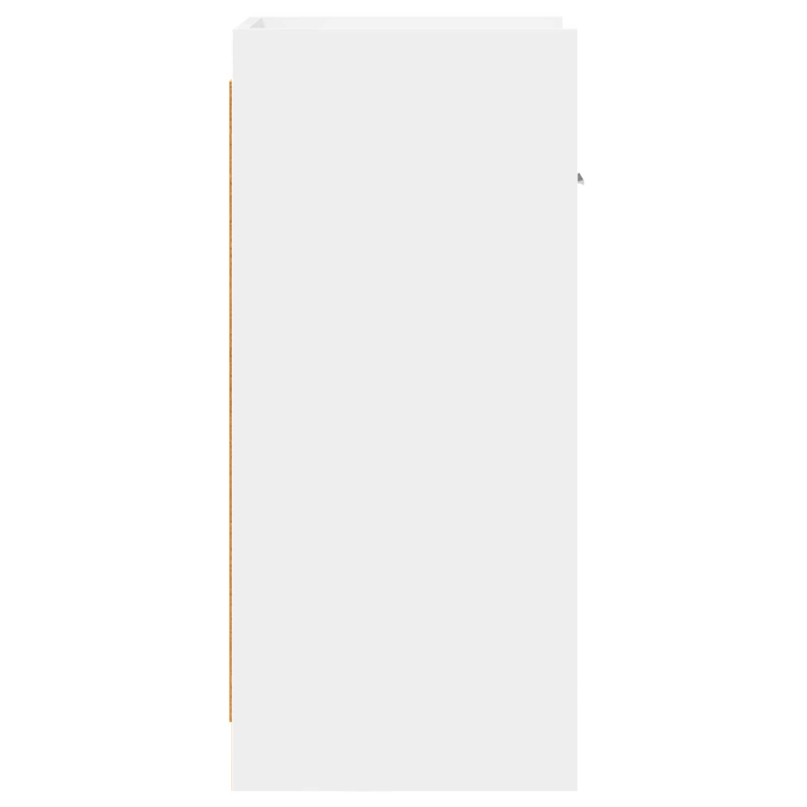 vidaXL Dressoir Wit 40 x 36 x 80 cm Bewerkt hout