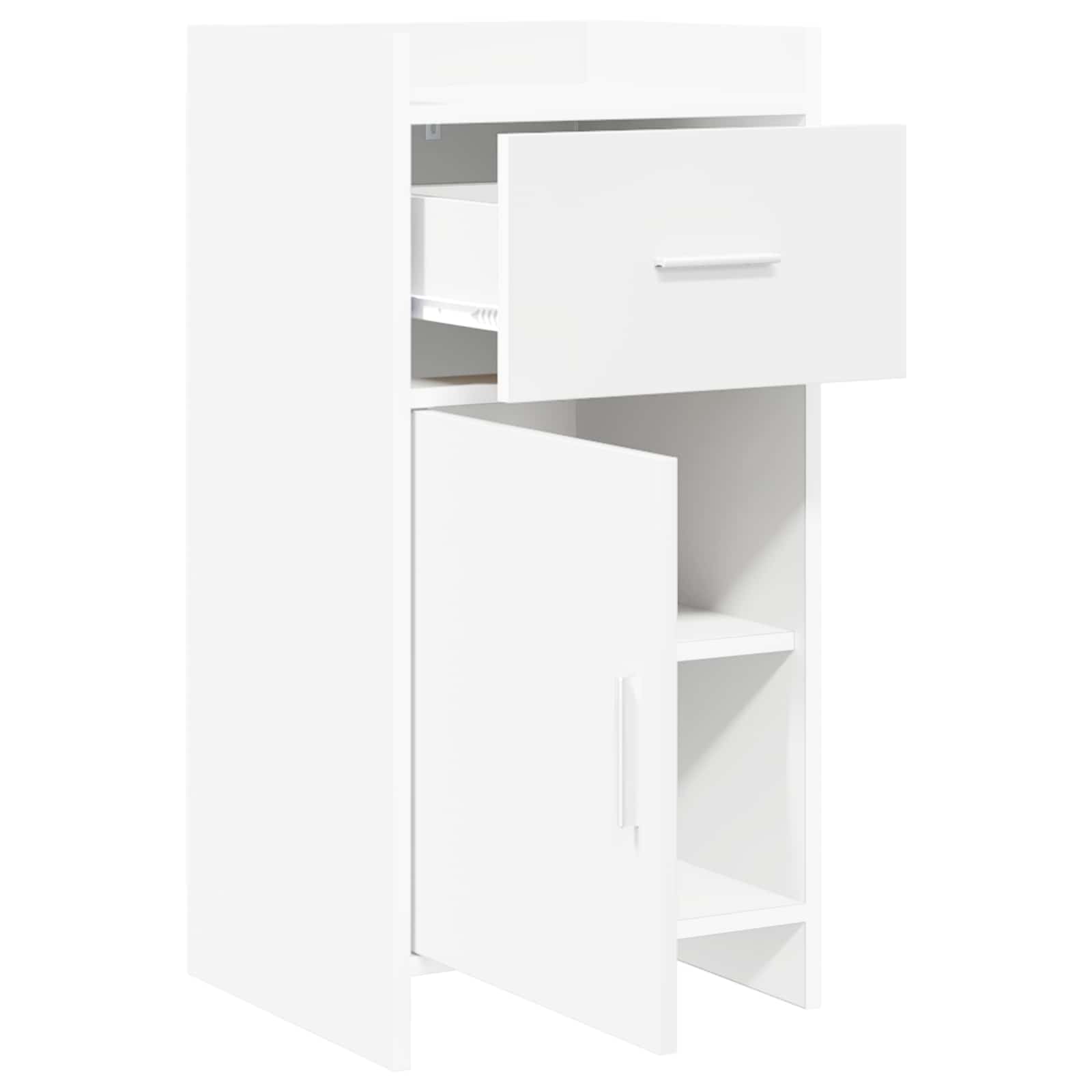 vidaXL Dressoir Wit 40 x 36 x 80 cm Bewerkt hout