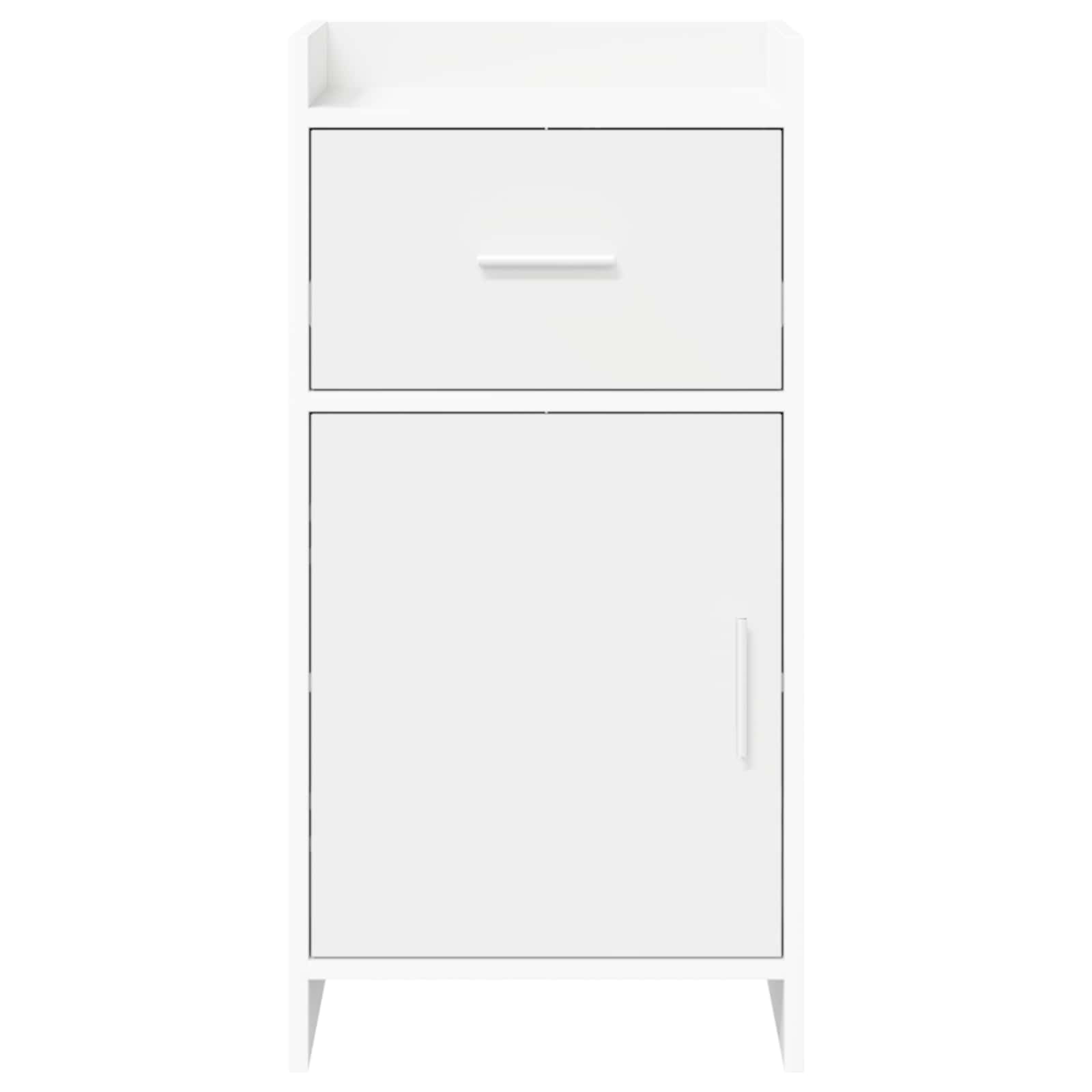 vidaXL Dressoir Wit 40 x 36 x 80 cm Bewerkt hout