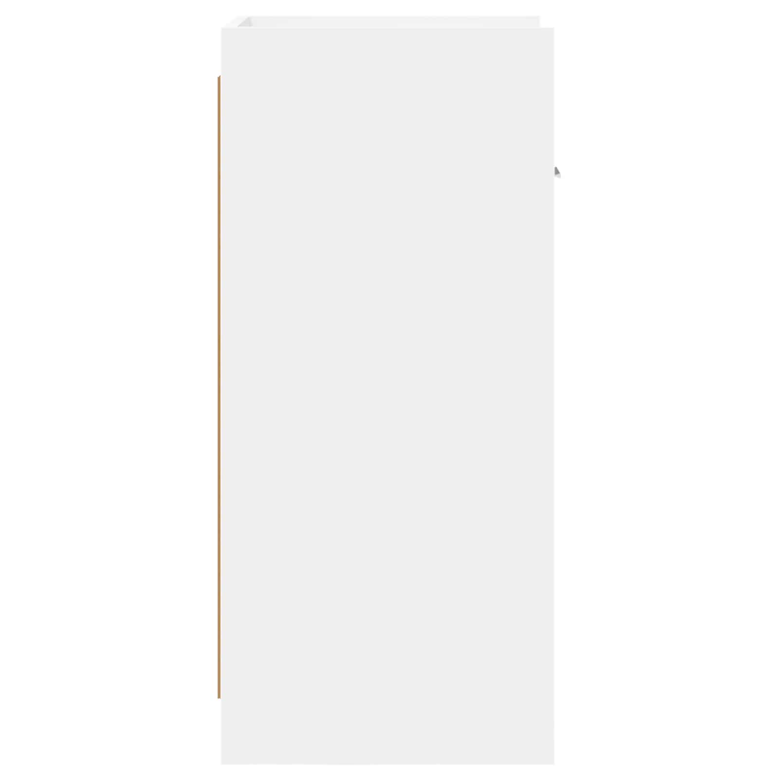 vidaXL Dressoir Wit 40 x 36 x 80 cm Bewerkt hout