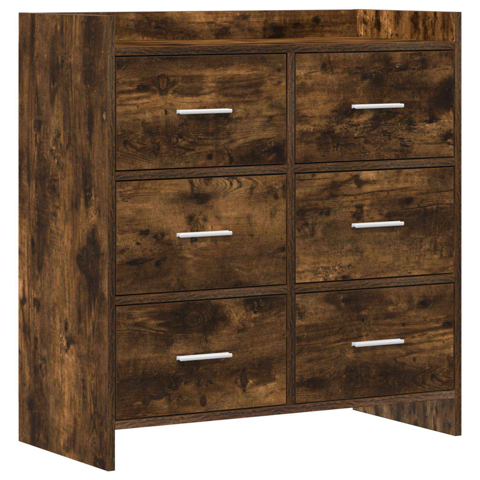 vidaXL Dressoir Wit 75 x 33 x 80 cm Bewerkt hout