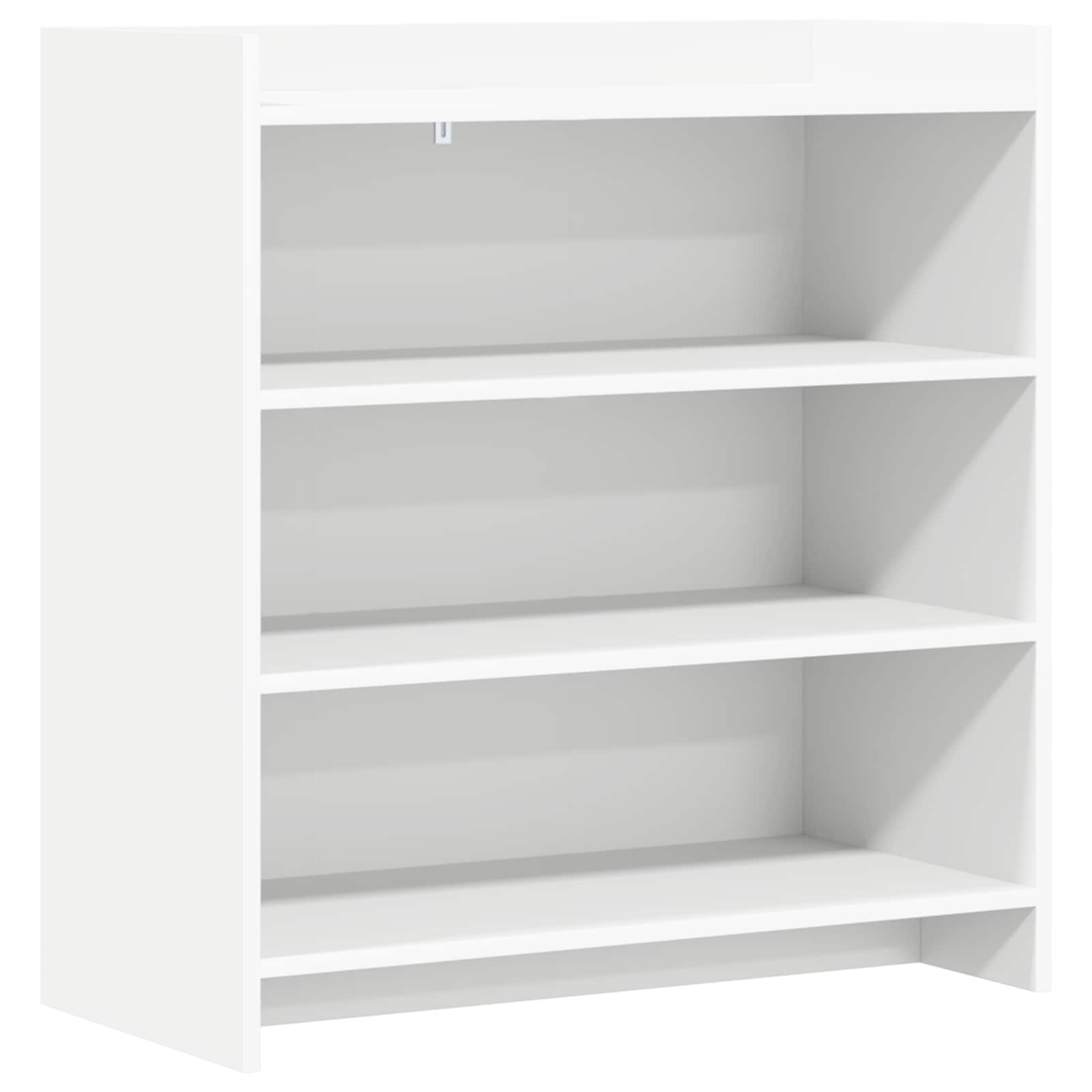 vidaXL Dressoir Wit 75 x 36 x 80 cm Bewerkt hout