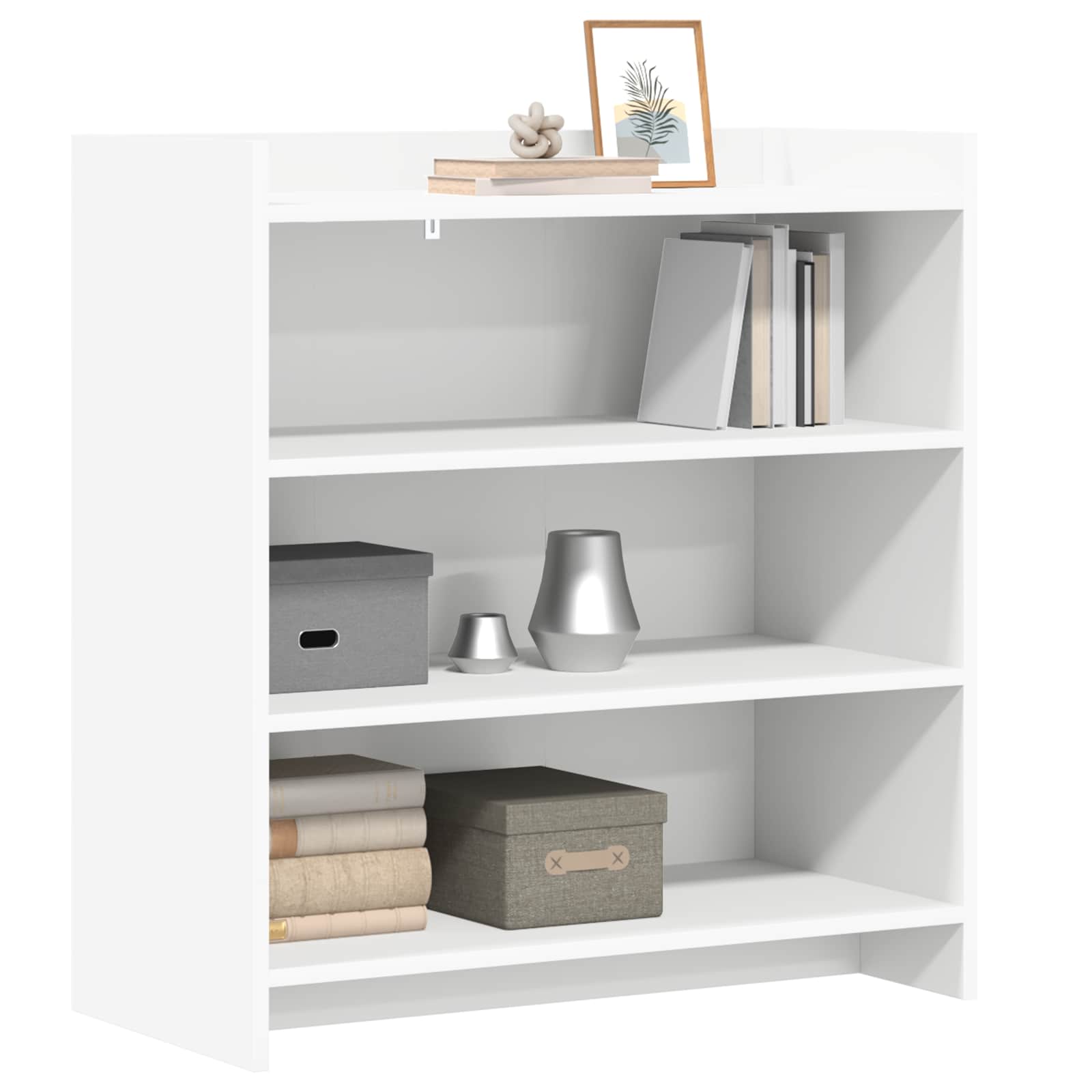 vidaXL Dressoir Wit 75 x 36 x 80 cm Bewerkt hout