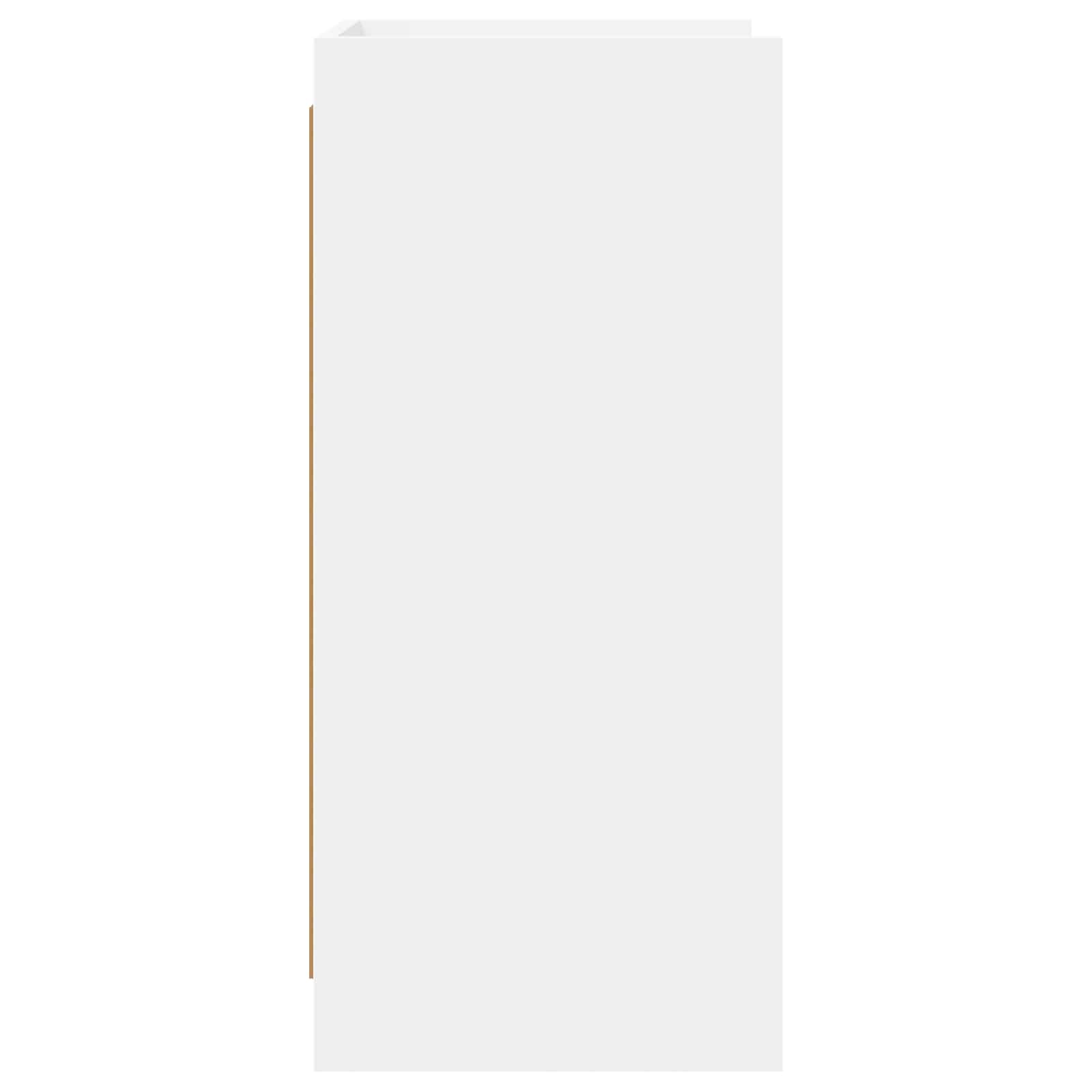 vidaXL Dressoir Wit 75 x 36 x 80 cm Bewerkt hout