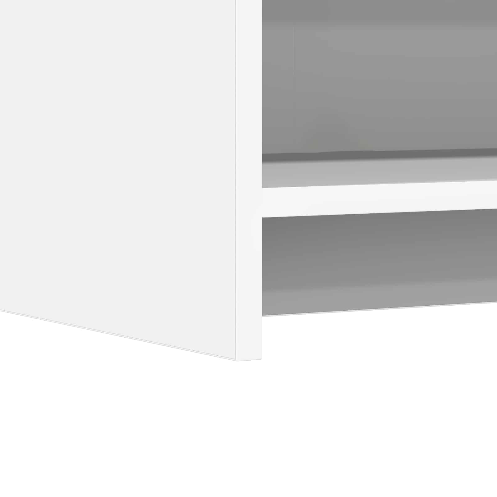 vidaXL Dressoir Wit 75 x 36 x 80 cm Bewerkt hout