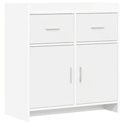 vidaXL Dressoir Wit 75 x 36 x 80 cm Bewerkt hout