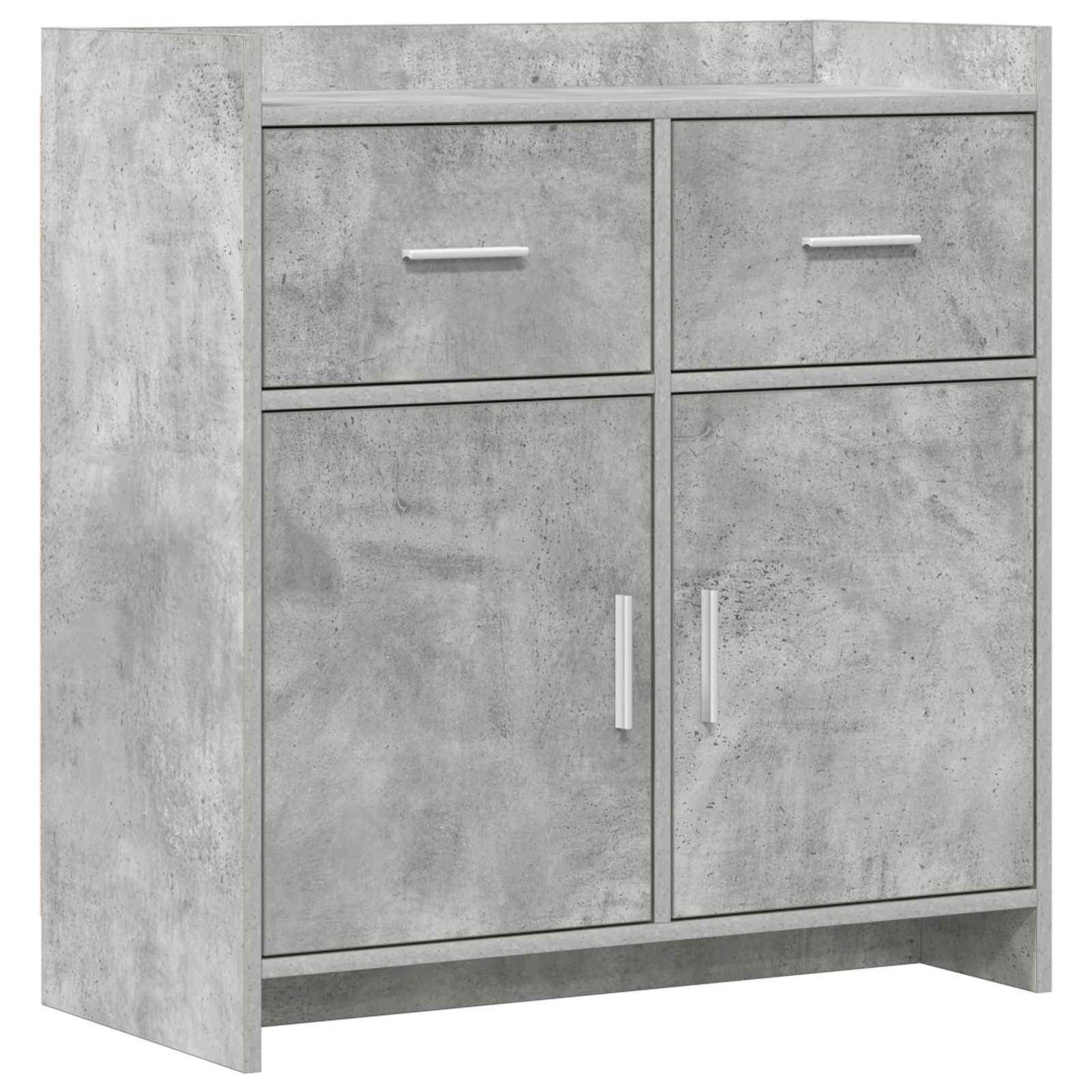 vidaXL Dressoir Wit 75 x 36 x 80 cm Bewerkt hout