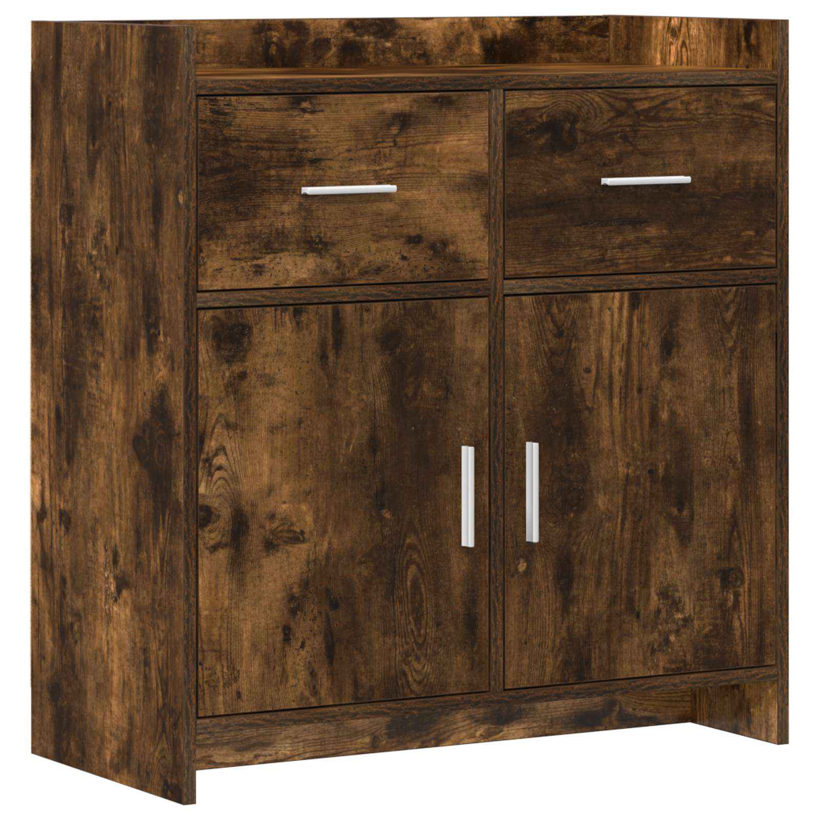 vidaXL Dressoir Wit 75 x 36 x 80 cm Bewerkt hout