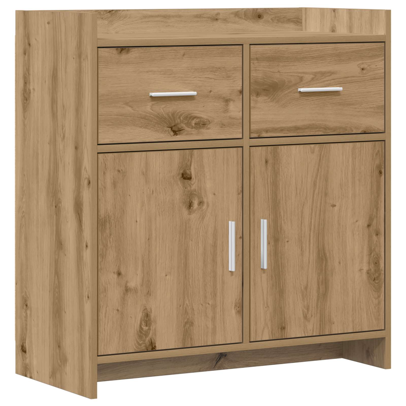 vidaXL Dressoir Wit 75 x 36 x 80 cm Bewerkt hout