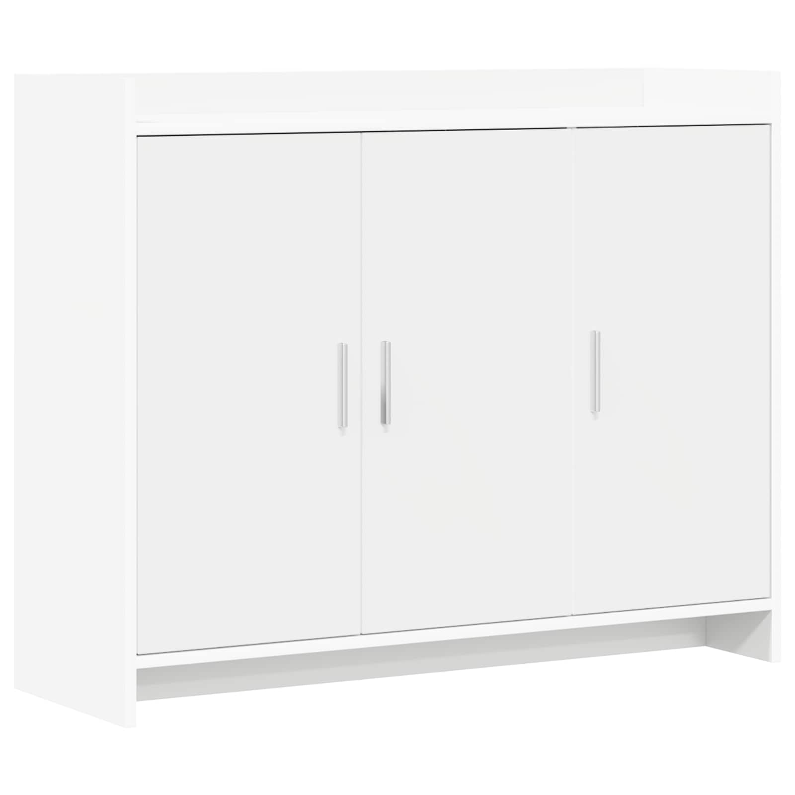 vidaXL Dressoir Wit 98,5 x 33 x 80 cm Bewerkt hout